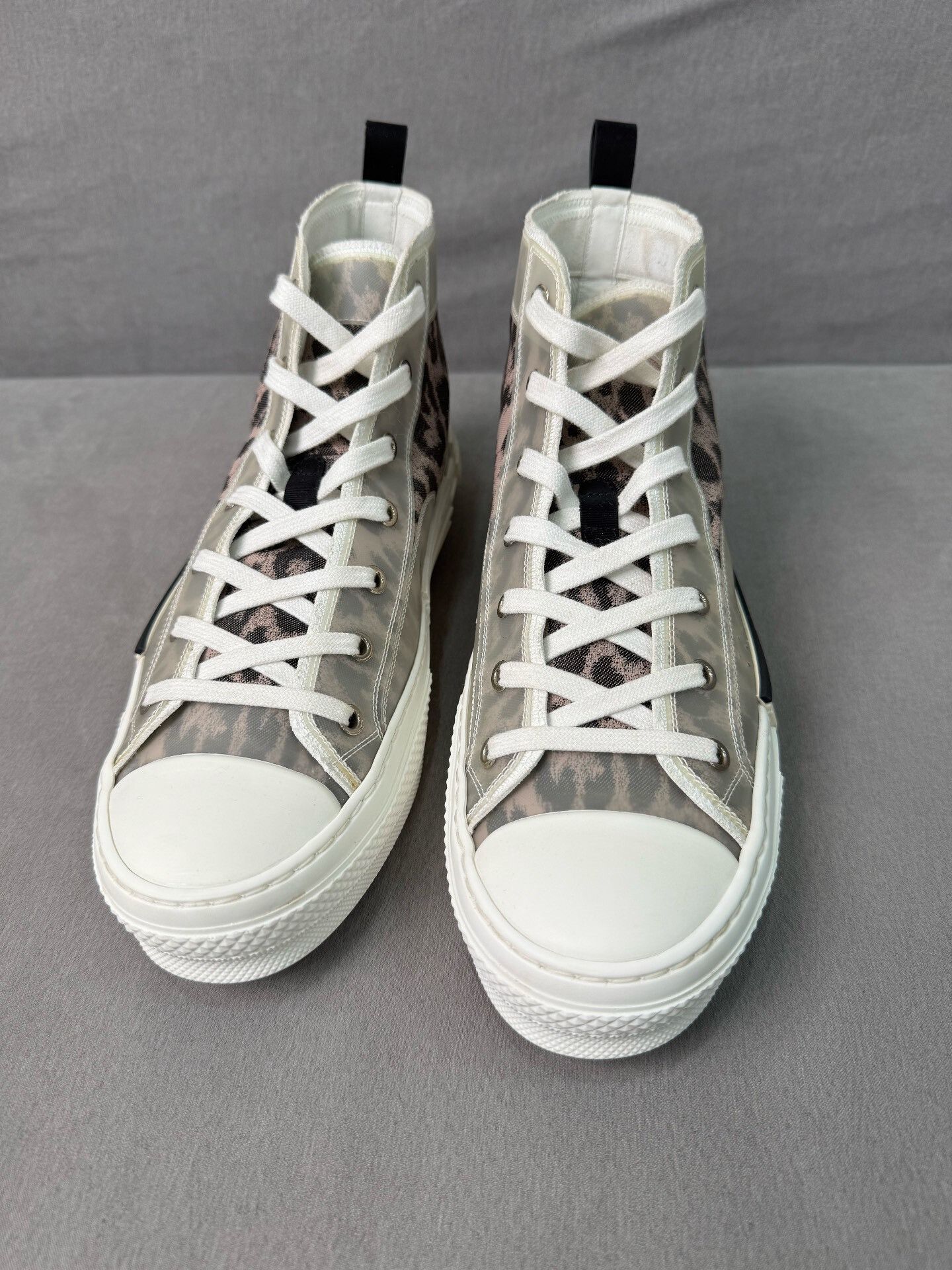 Dior Dior B23 Leopard Print High Top Sneakers Size US 8.5 / EU 41-42 - 3 Thumbnail