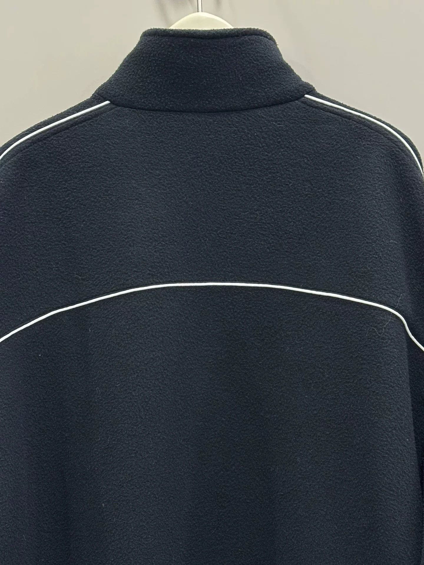 Balenciaga Balenciaga SportyB Embroidered Fleece Jacket Size 50 Size US XL / EU 56 / 4 - 5 Thumbnail
