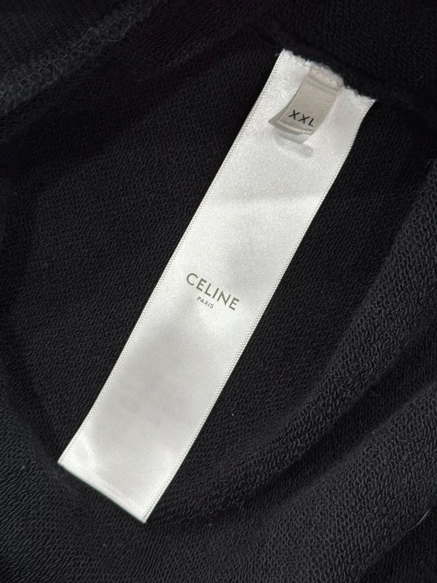 Celine celine black oversized hoodie XXL size Size US XXL / EU 58 / 5 - 8 Thumbnail