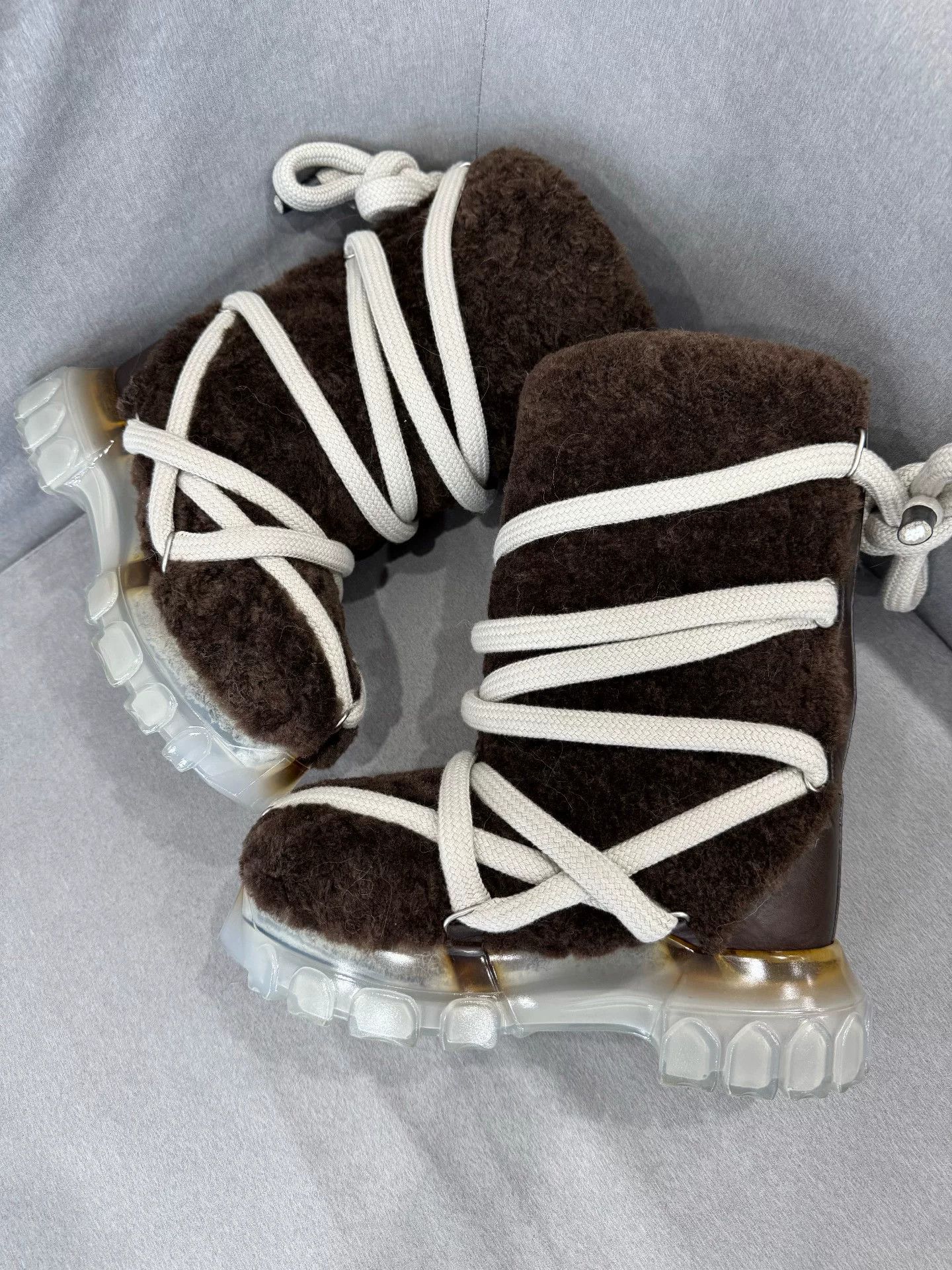Rick Owens rick owens plush brown snow boots Size US 6 / IT 36 - 4 Thumbnail