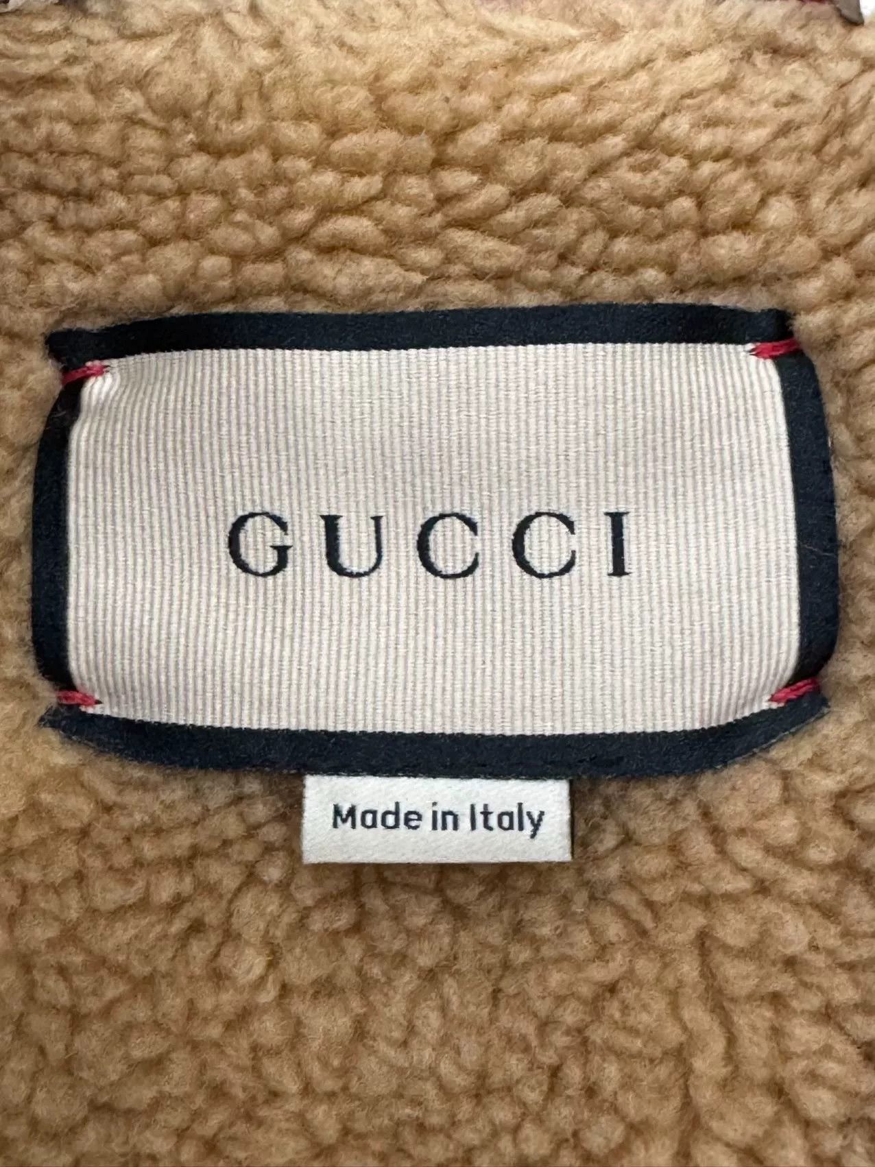 Gucci gucci wool baseball jacket with cat design Size US L / EU 52-54 / 3 - 7 Thumbnail