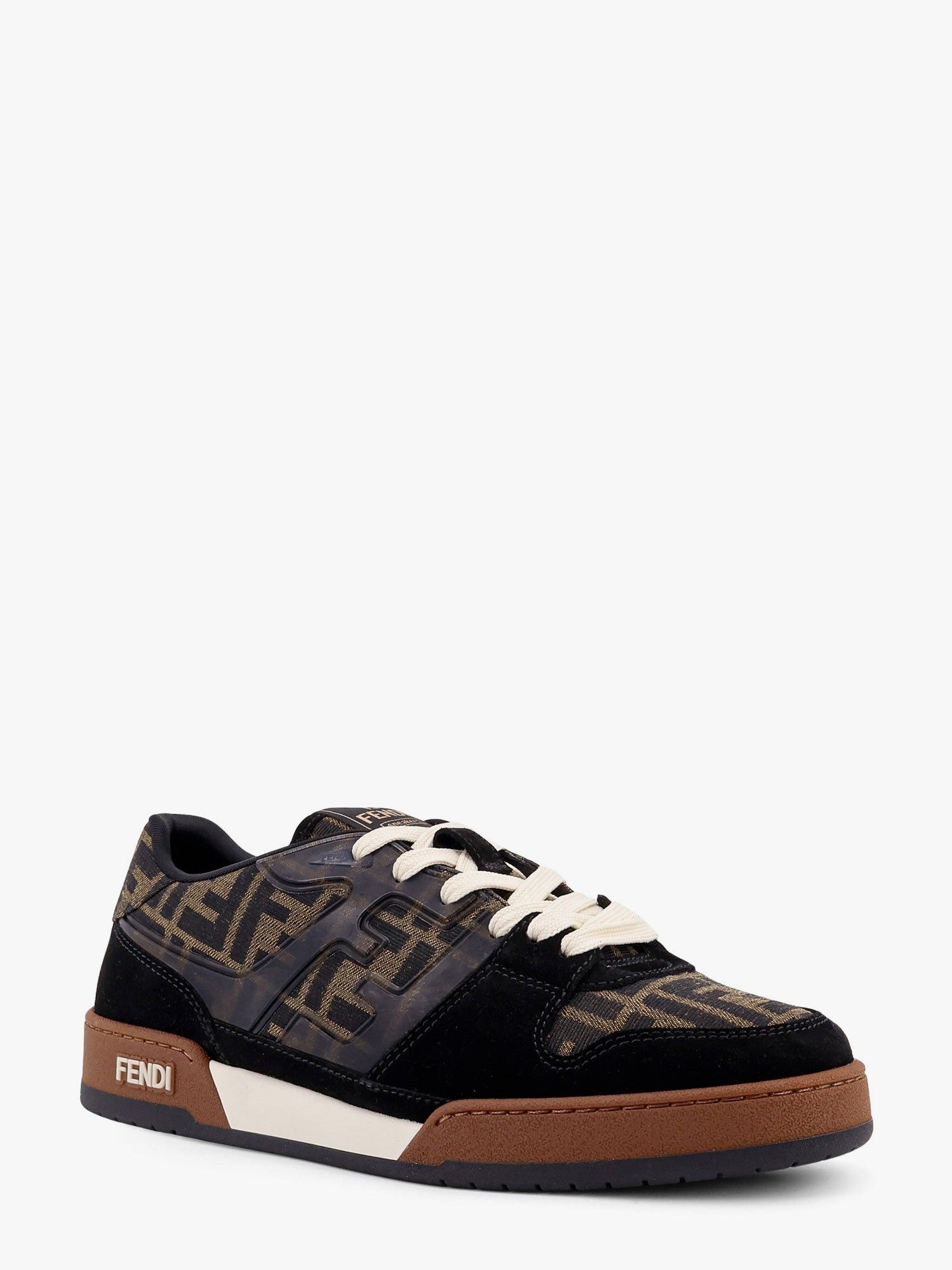 Fendi Fendi Match low-top FF jacquard fabric and suede sneakers UK 7 - USA Tariffs Included Size US 8 / EU 41 - 2 Thumbnail