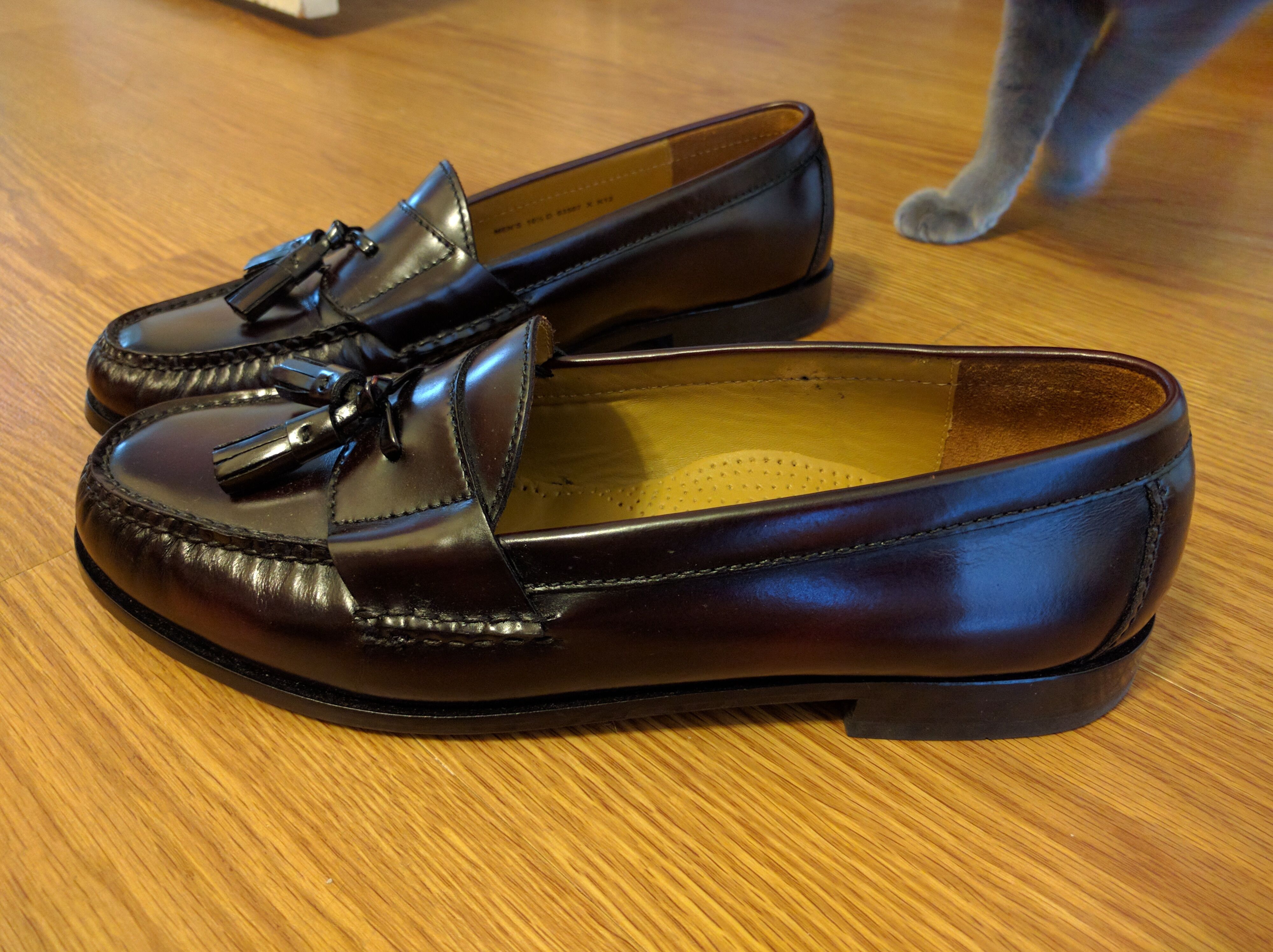 Cole Haan Pinch Tassel Loafer Burgundy Grailed