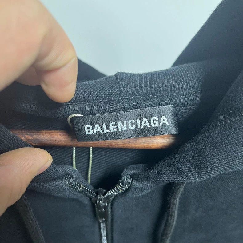 Balenciaga Balenciaga Back Logo Zip Jacket Size US XS / EU 42 / 0 - 3 Thumbnail