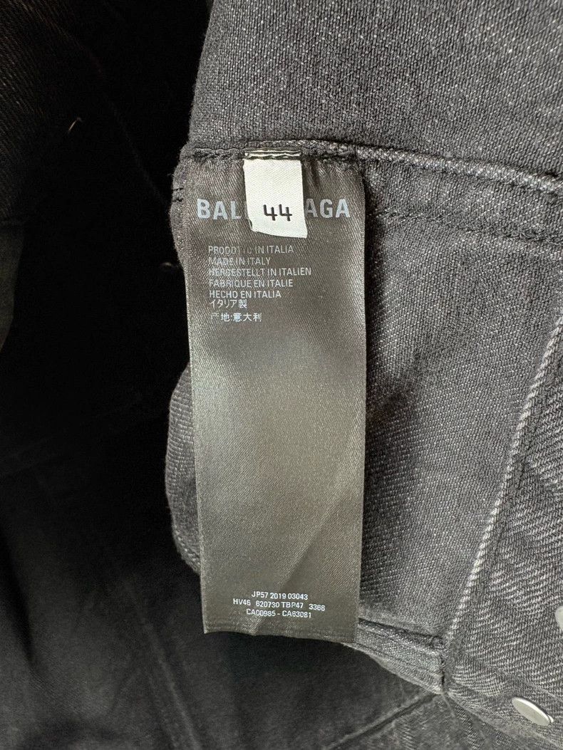 Balenciaga Balenciaga Embroidered Logo Denim Jacket Size US M / EU 48-50 / 2 - 5 Thumbnail