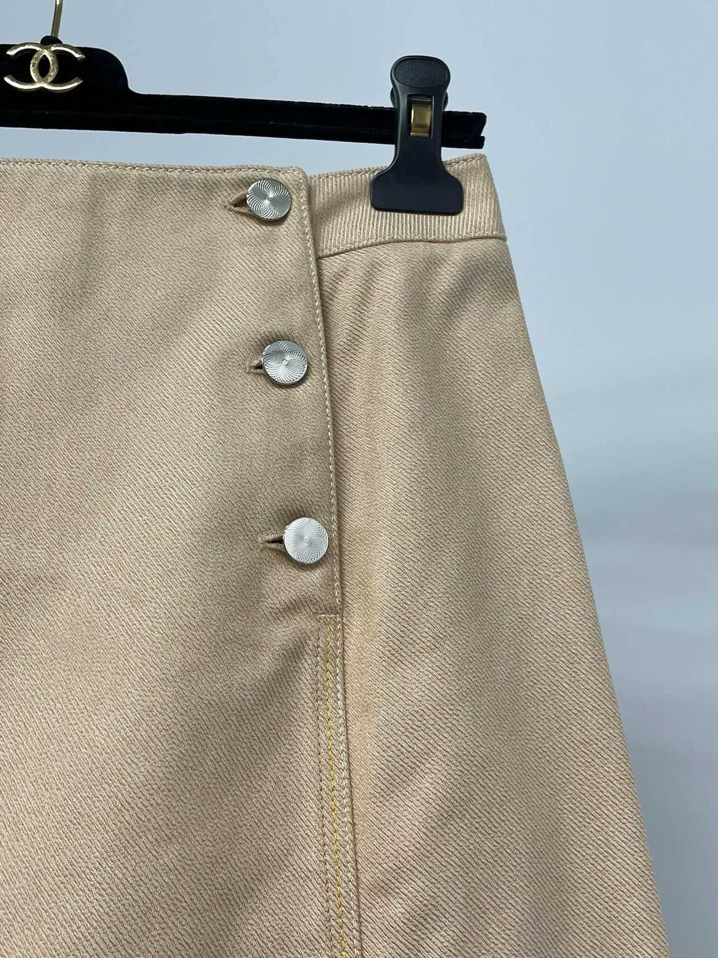 Hermes Hermes Pink Double-Breasted Skirt Size US 36 / EU 52 - 3 Thumbnail