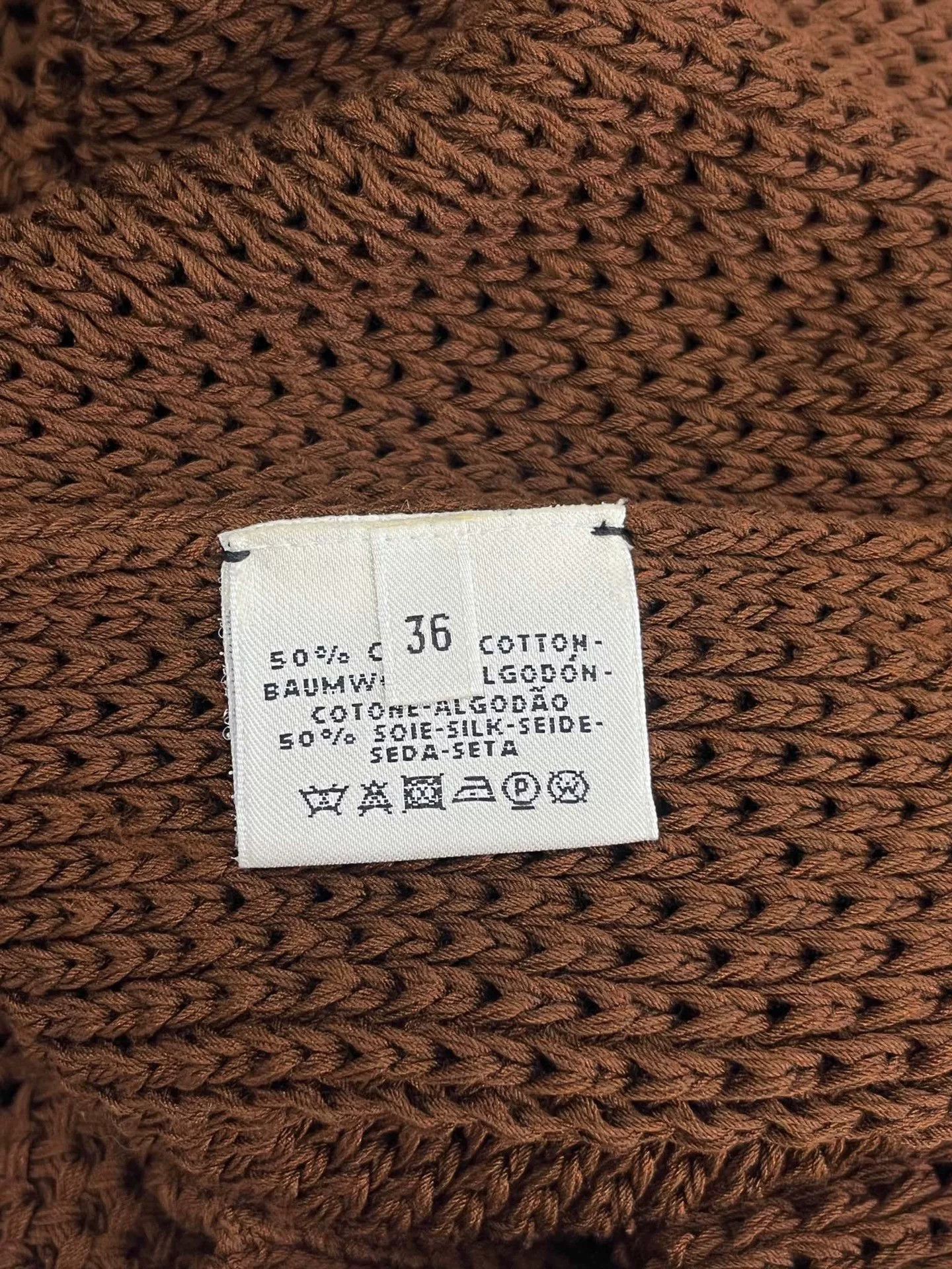 Hermes Hermes Brown Turtleneck Knit Sweater Size US S / EU 44-46 / 1 - 5 Thumbnail