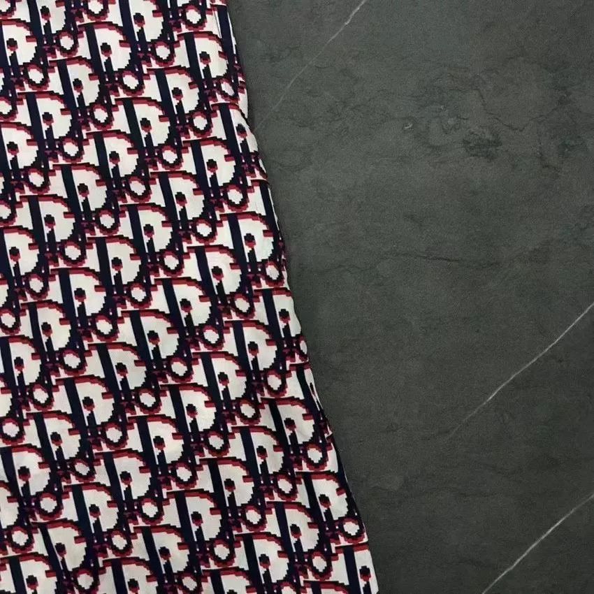 Dior Dior Logo Print Silk Shorts Size US 38 / EU 54 - 3 Thumbnail