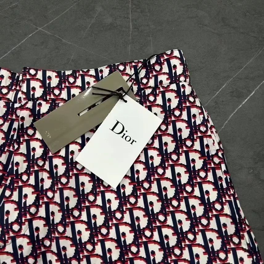 Dior Dior Logo Print Silk Shorts Size US 38 / EU 54 - 5 Thumbnail