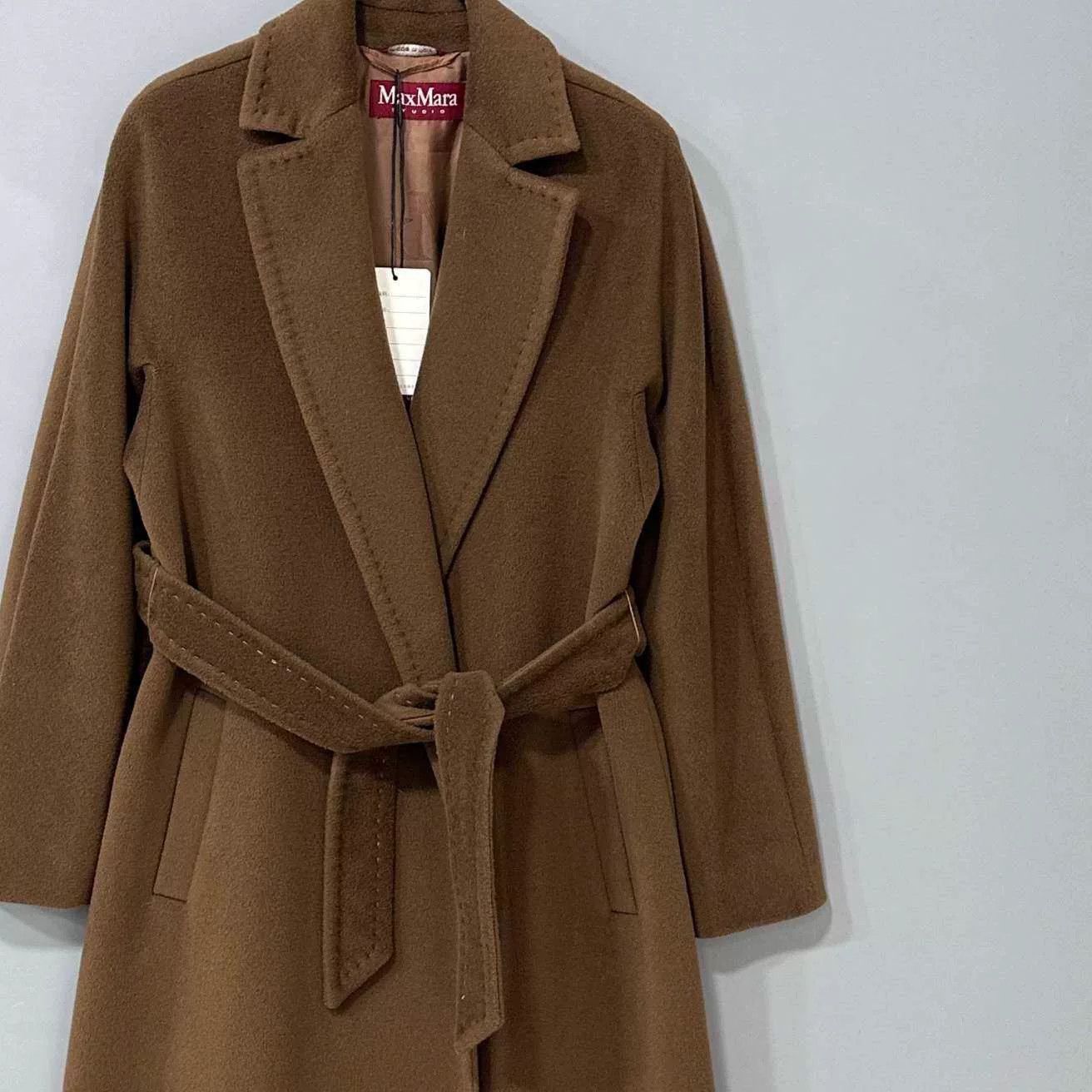 Max Mara brown wool coat by MaxMara Size US S / EU 44-46 / 1 - 2 Thumbnail