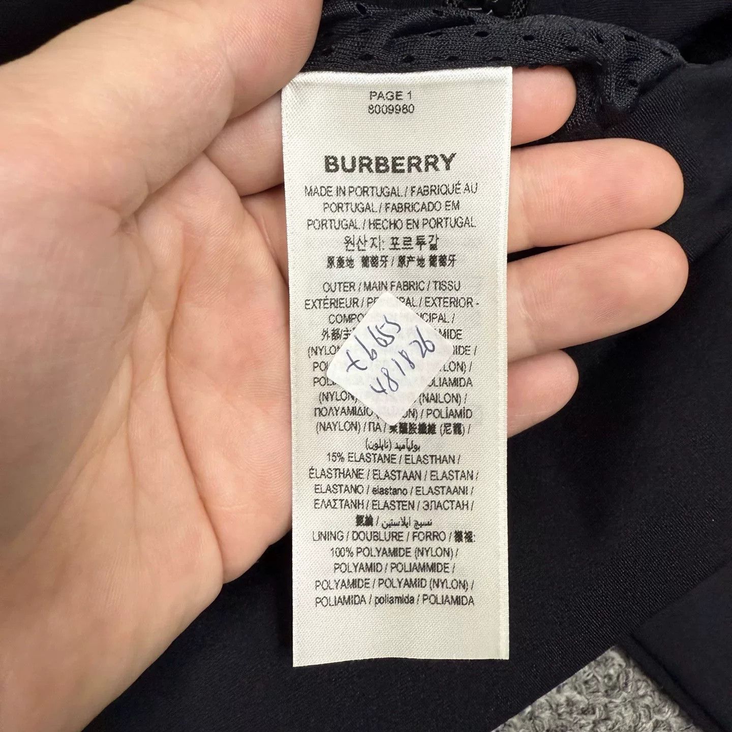 Burberry Burberry Back Logo Zip Jacket S Size US S / EU 44-46 / 1 - 4 Thumbnail