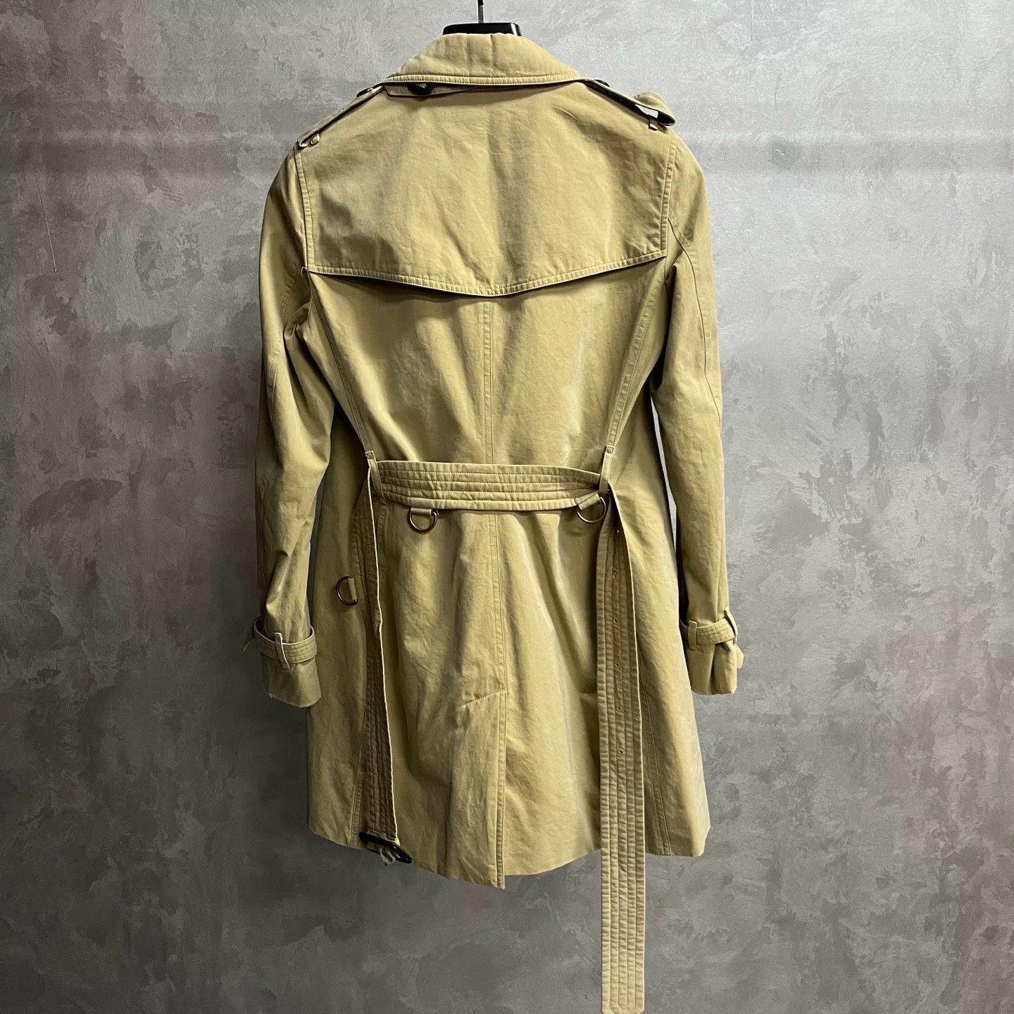 Burberry Burberry Khaki Collar Double-Breasted Trench Coat Size M / US 6-8 / IT 42-44 - 2 Thumbnail