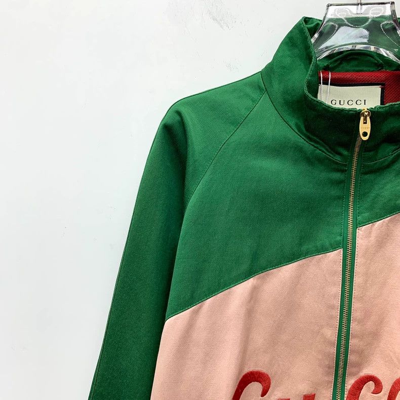 Gucci Gucci Colorblock Logo Embroidered Jacket Size US S / EU 44-46 / 1 - 3 Thumbnail