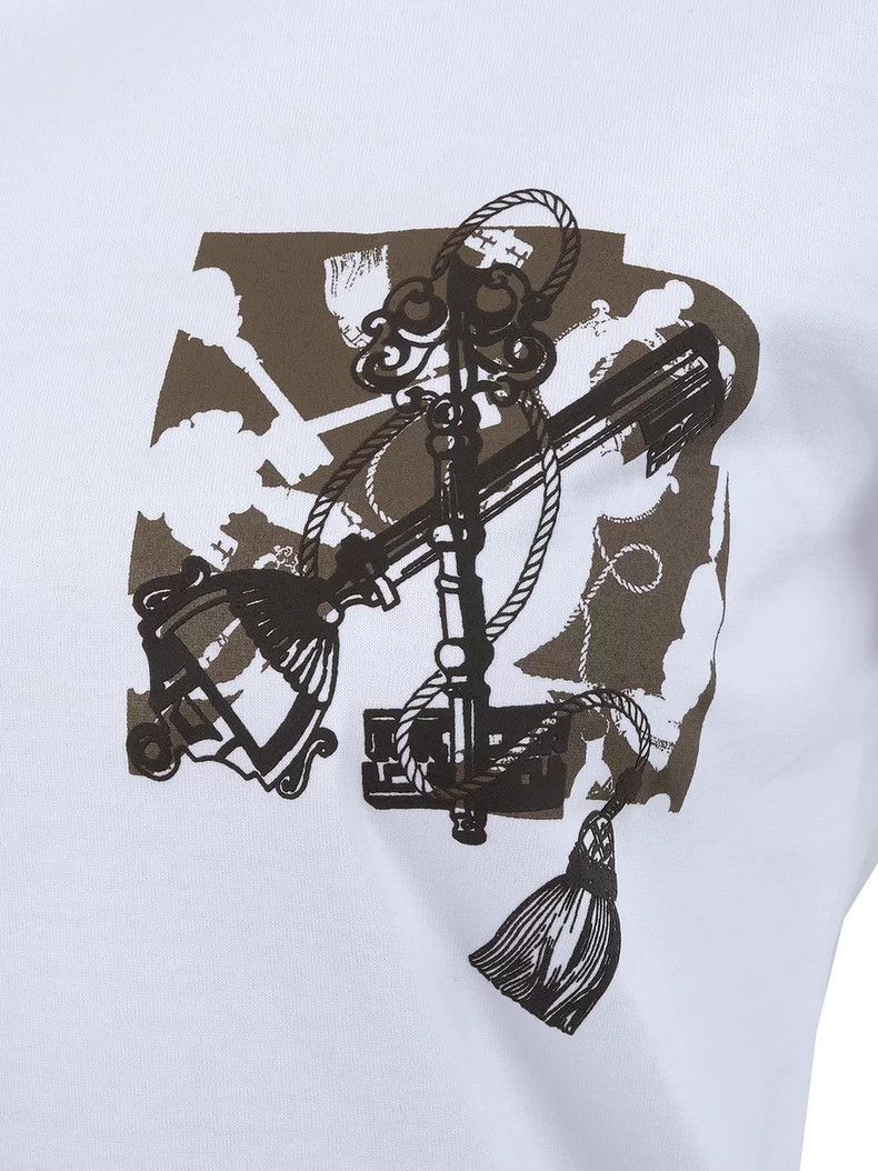Hermes Hermes Women's White Short-Sleeve T-shirt Size US XS / EU 42 / 0 - 5 Thumbnail