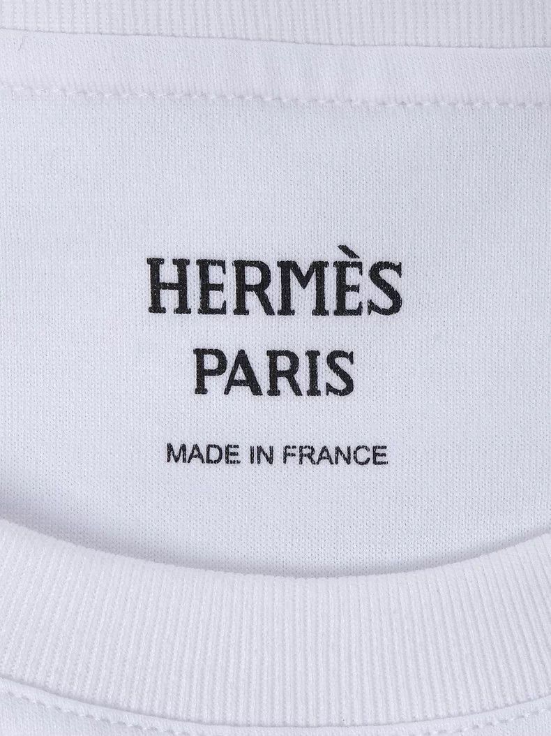 Hermes Hermes Women's White Short-Sleeve T-shirt Size US XS / EU 42 / 0 - 7 Thumbnail