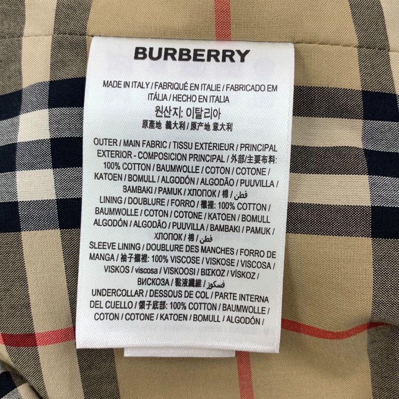 Burberry Burberry Blue Cotton Trench Coat Size US XS / EU 42 / 0 - 6 Thumbnail