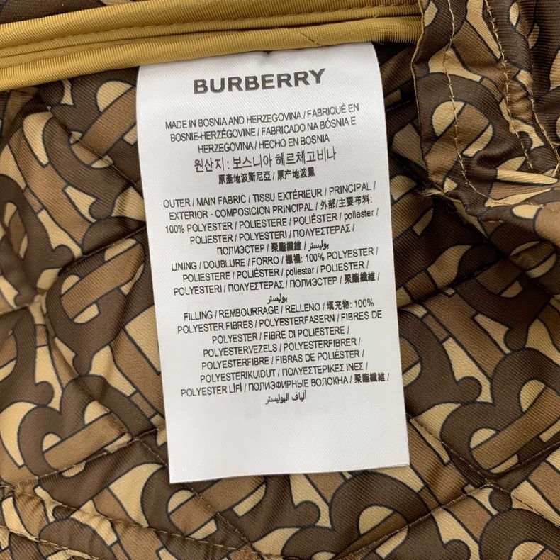 Burberry Burberry Brown Quilted Collar Coat Size US S / EU 44-46 / 1 - 8 Thumbnail