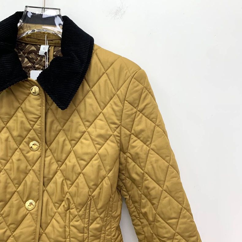Burberry Burberry Brown Quilted Collar Coat Size US S / EU 44-46 / 1 - 3 Thumbnail