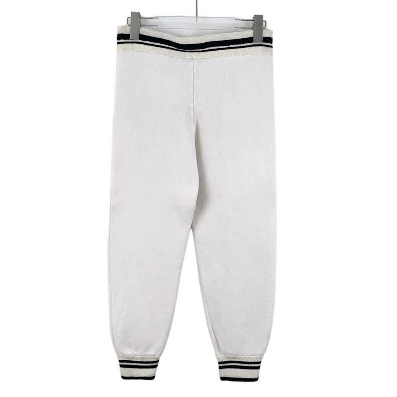 Louis Vuitton Louis Vuitton White Striped Wool Joggers Size US 36 / EU 52 - 2 Thumbnail