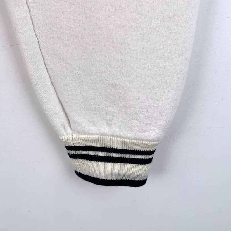 Louis Vuitton Louis Vuitton White Striped Wool Joggers Size US 36 / EU 52 - 4 Thumbnail