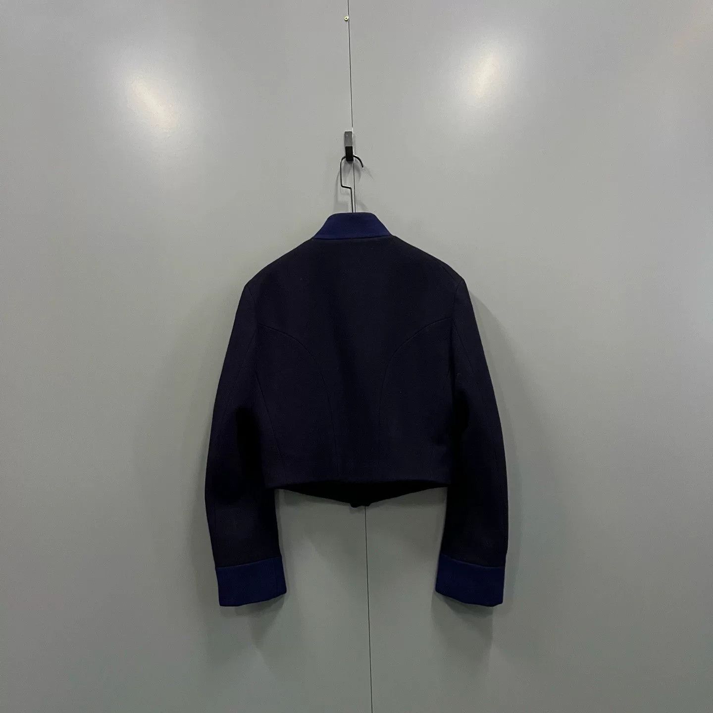 Burberry Burberry Navy Button Jacket Coat Size US L / EU 52-54 / 3 - 2 Thumbnail