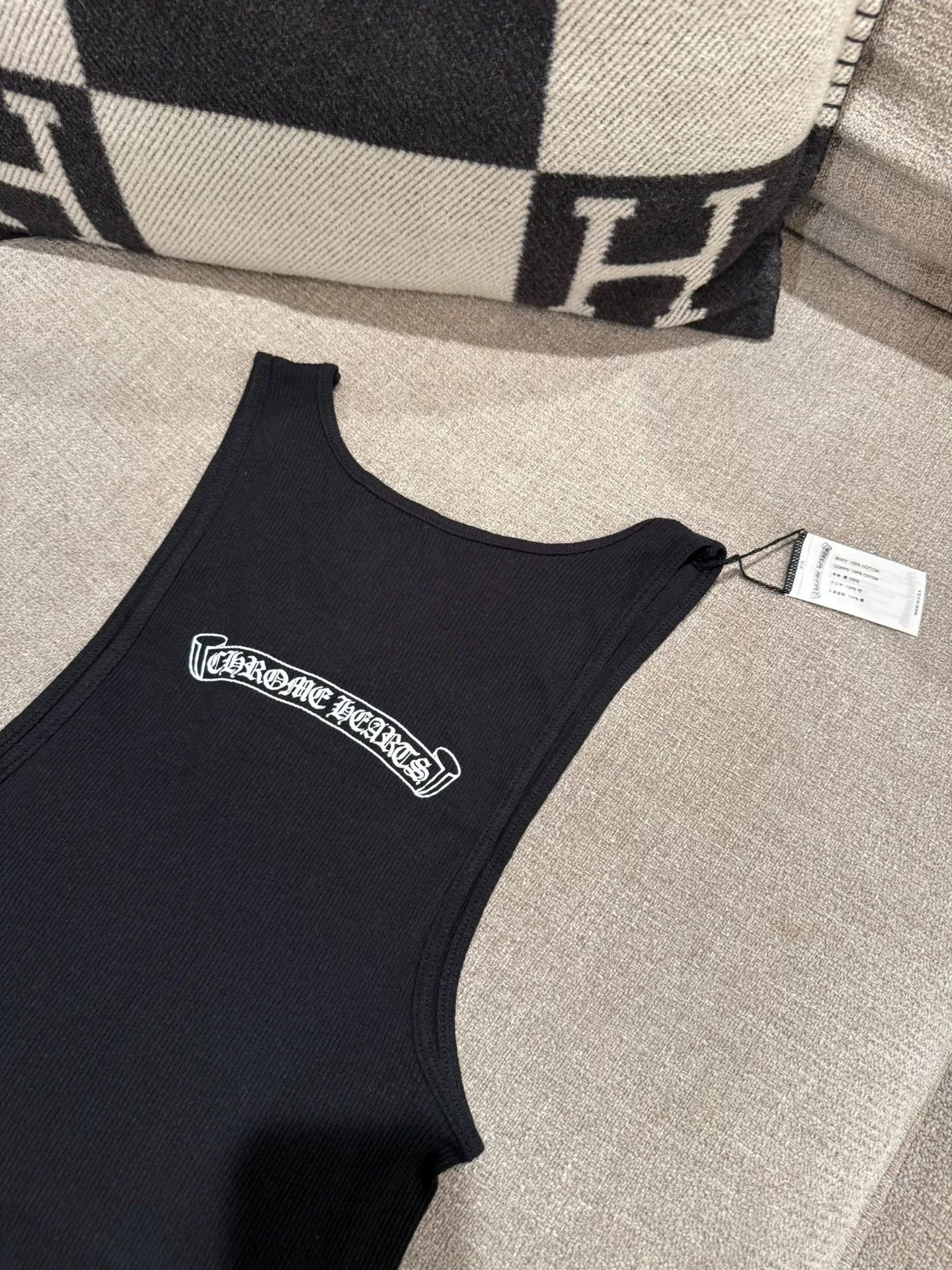Chrome Hearts Chrome Hearts Black Sleeveless Tank Top Size US L / EU 52-54 / 3 - 5 Thumbnail