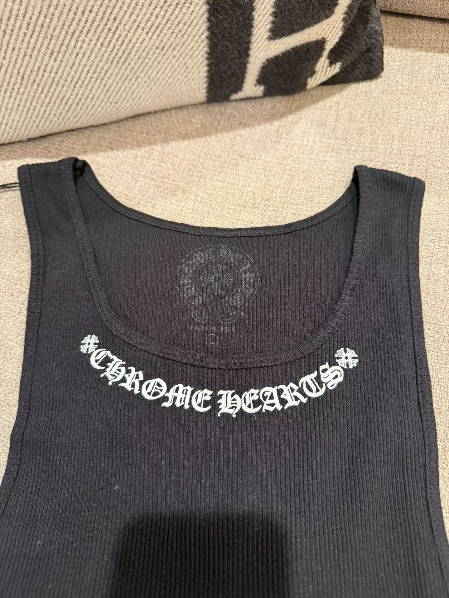 Chrome Hearts Chrome Hearts Black Sleeveless Tank Top Size US L / EU 52-54 / 3 - 3 Thumbnail