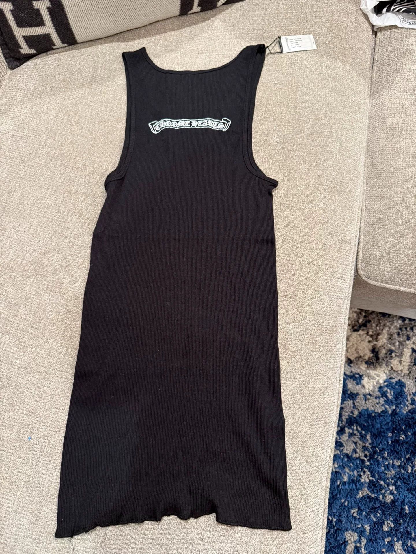 Chrome Hearts Chrome Hearts Black Sleeveless Tank Top Size US L / EU 52-54 / 3 - 4 Thumbnail