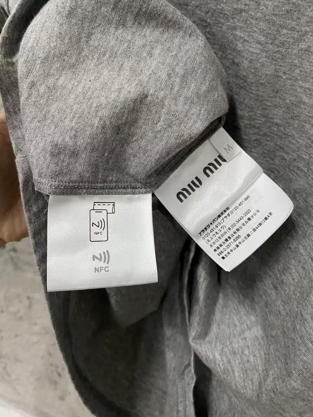 Miu Miu miumiu love logo short sleeve t-shirt Size US M / EU 48-50 / 2 - 6 Thumbnail