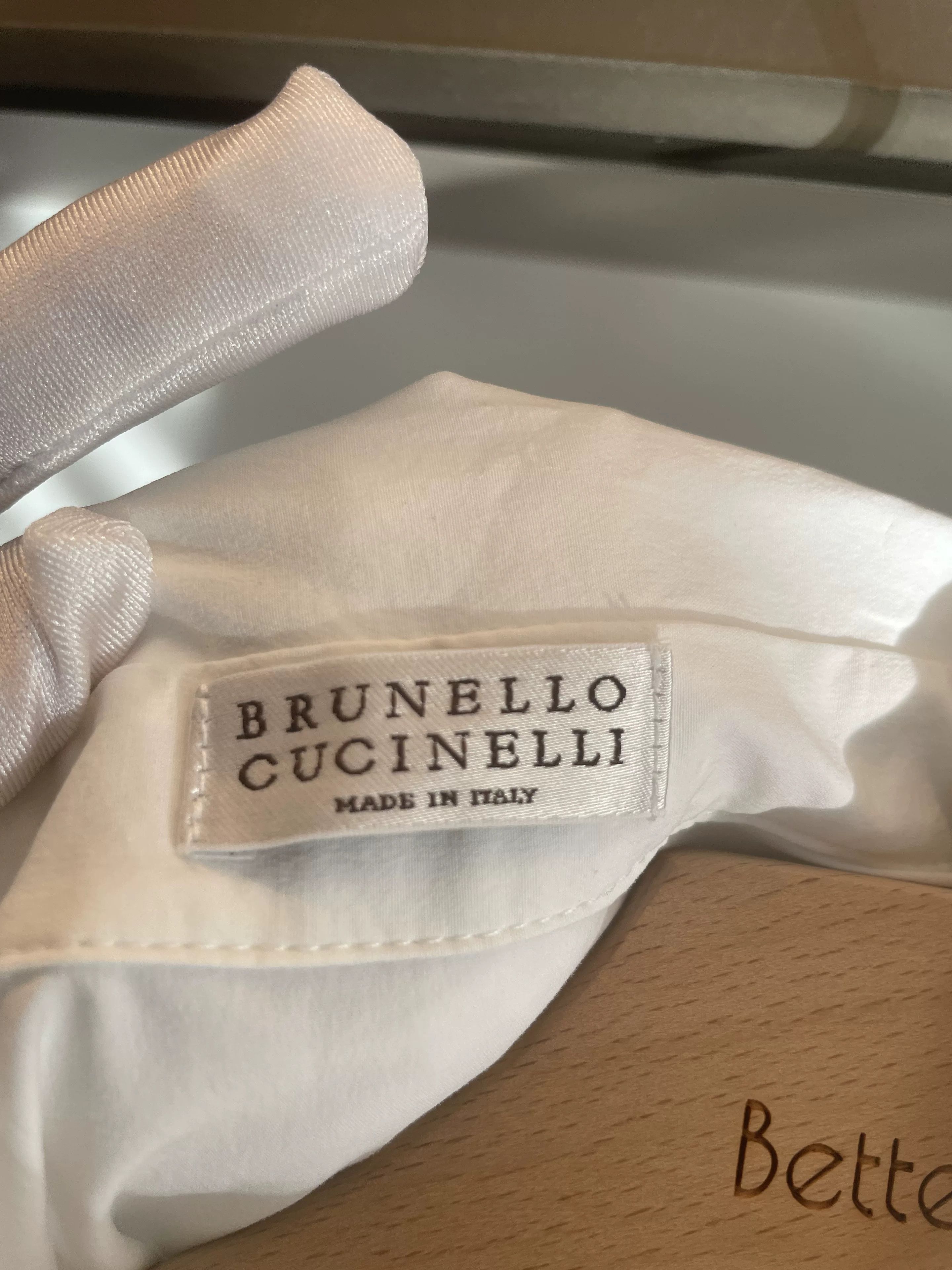 Brunello Cucinelli bruno cuccinelli white dress size m Size M / US 6-8 / IT 42-44 - 2 Thumbnail