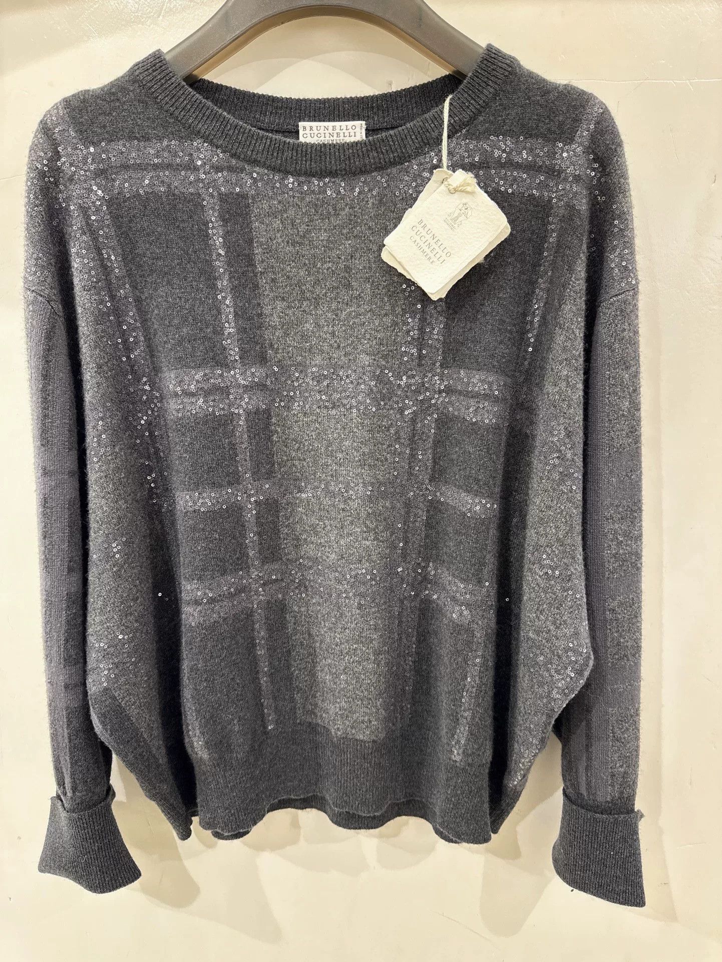 Brunello Cucinelli Brunello Cucinelli Sequin Sweater Size US M / EU 48-50 / 2 - 2 Thumbnail