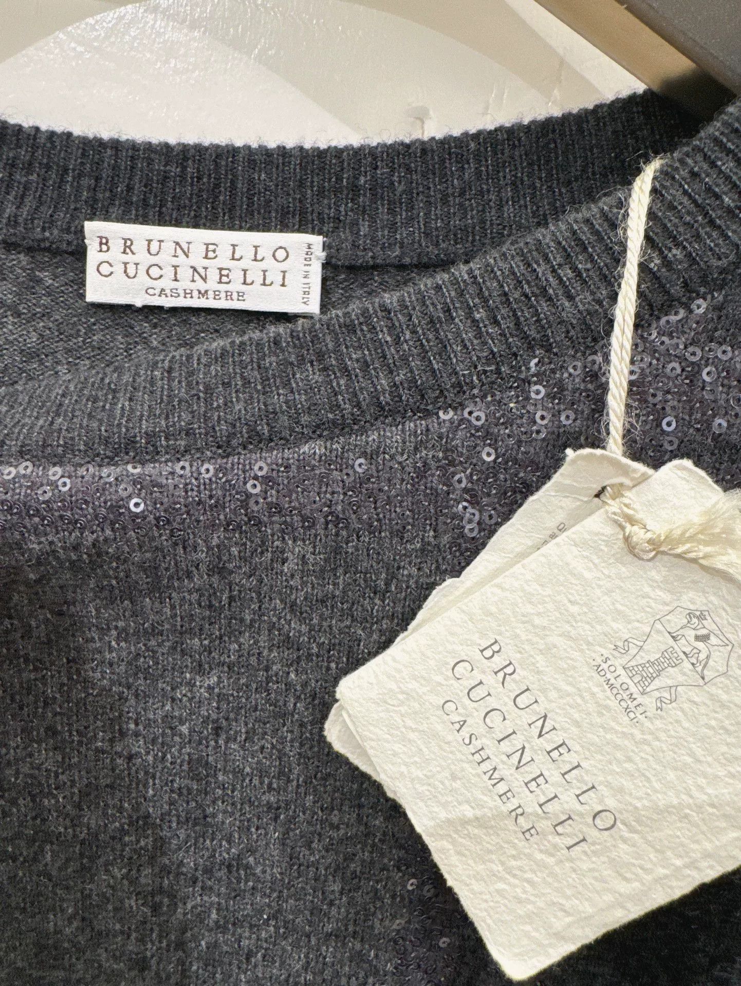 Brunello Cucinelli Brunello Cucinelli Sequin Sweater Size US M / EU 48-50 / 2 - 3 Thumbnail