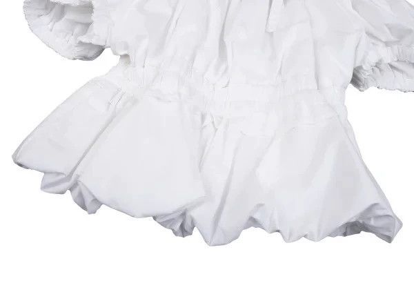 Comme des Garcons COMME des GARCONS White Off-Shoulder Top Size US XS / EU 42 / 0 - 6 Thumbnail