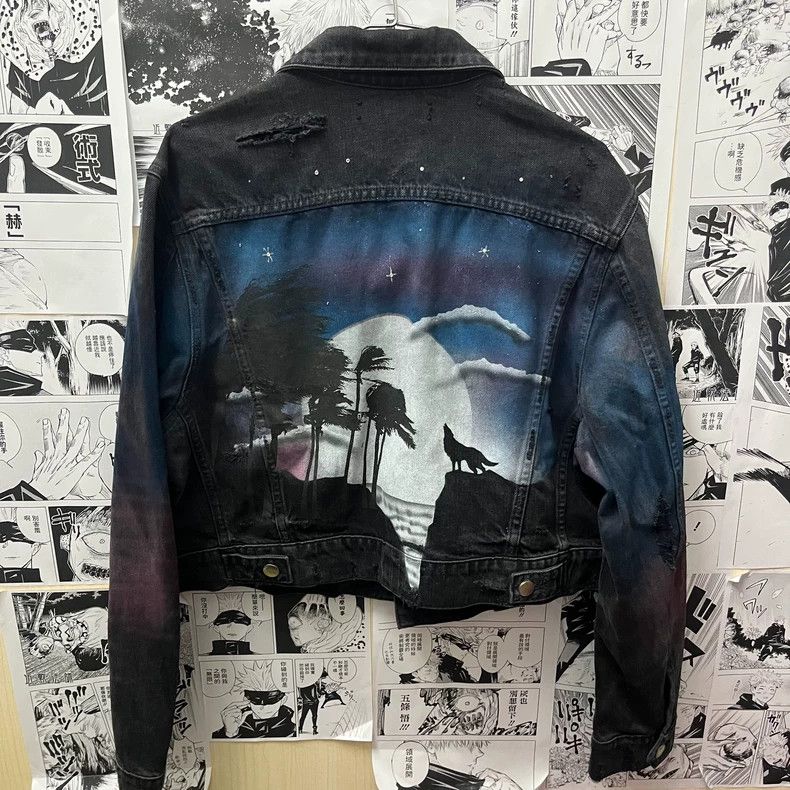 Amiri Amiri 19AW Starry Wolf Denim Jacket XS Size US XS / EU 42 / 0 - 2 Thumbnail