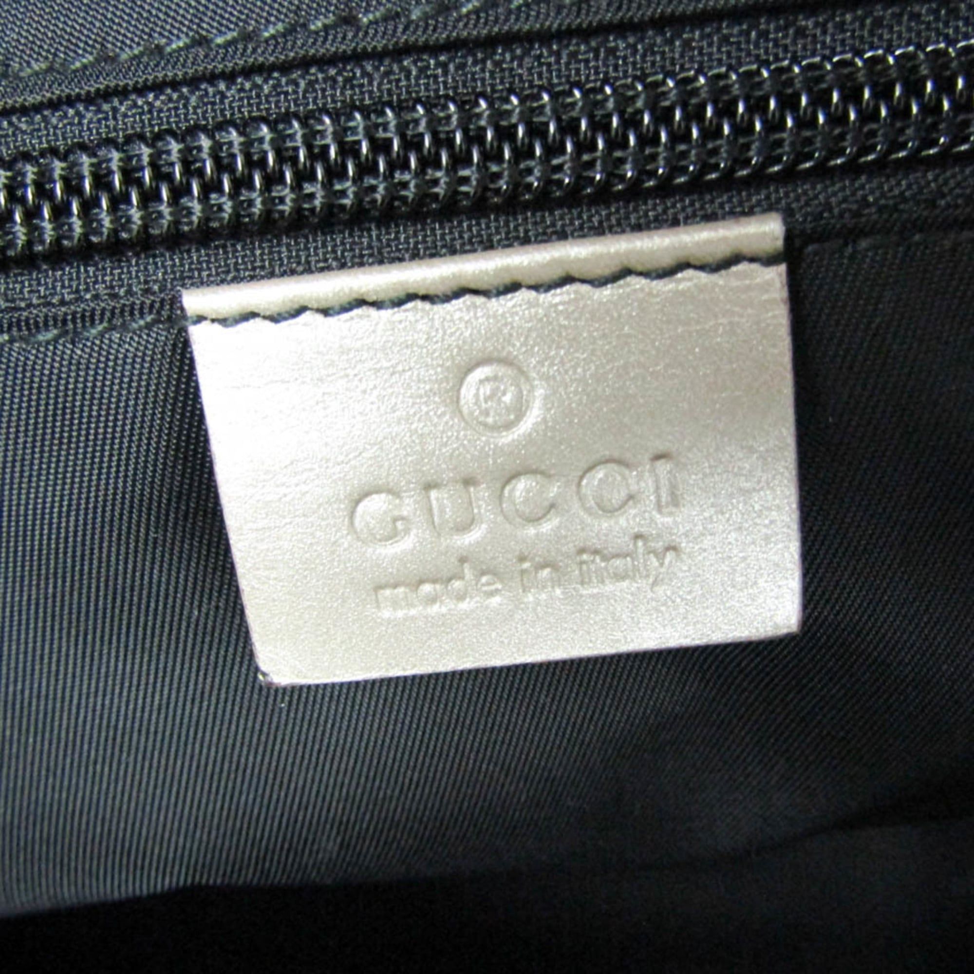 Gucci Gucci GG Imprimé 211137 Women's GG Imprimé,Leather Handbag,Tote Bag Silver Size ONE SIZE - 16 Thumbnail
