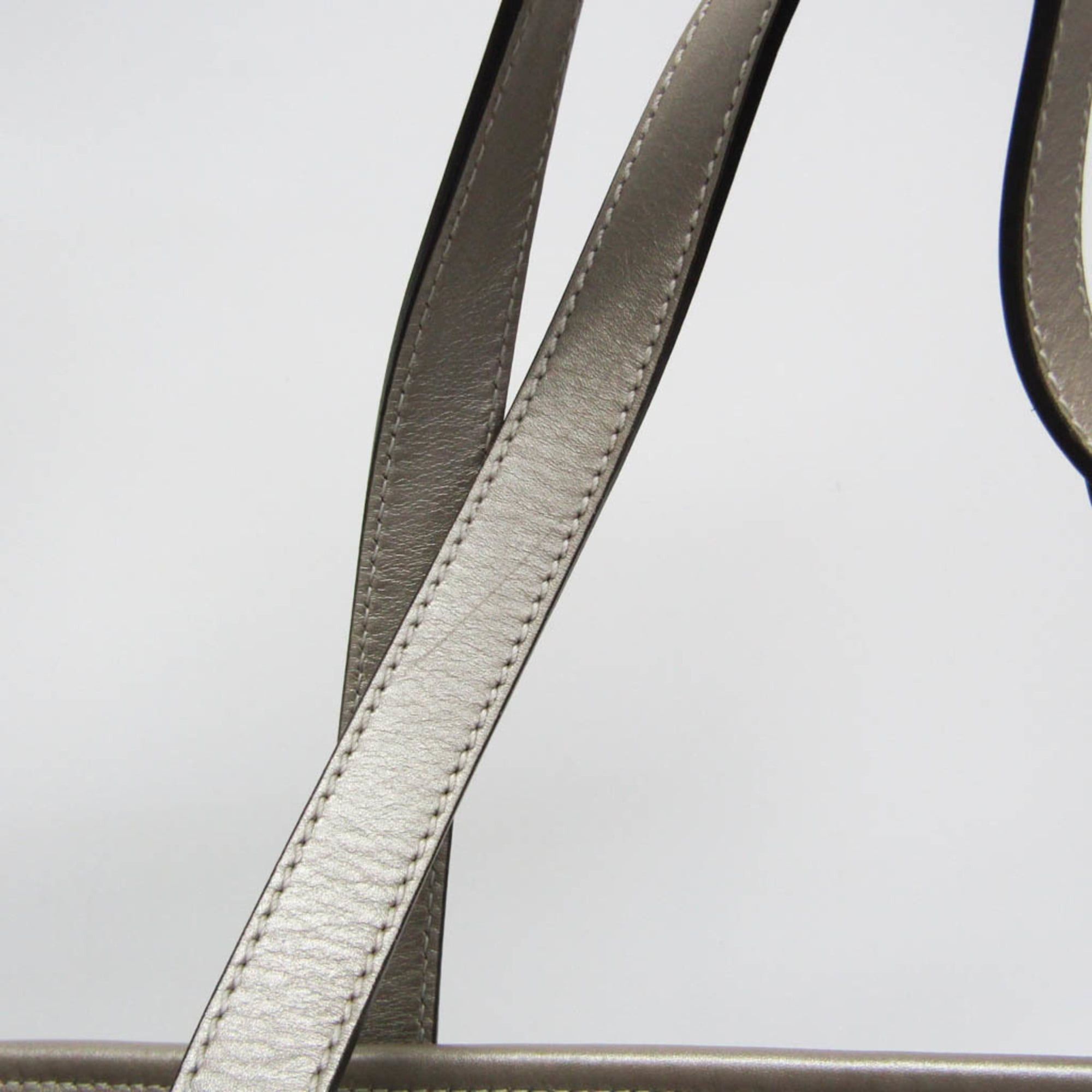 Gucci Gucci GG Imprimé 211137 Women's GG Imprimé,Leather Handbag,Tote Bag Silver Size ONE SIZE - 9 Thumbnail