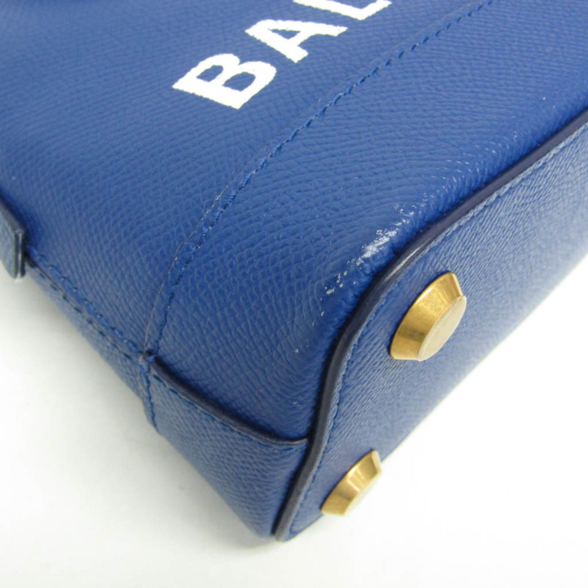 Balenciaga Balenciaga VILLE Top Handle XXS 550646 Women's Leather Handbag,Shoulder Bag Blue Size ONE SIZE - 5 Thumbnail