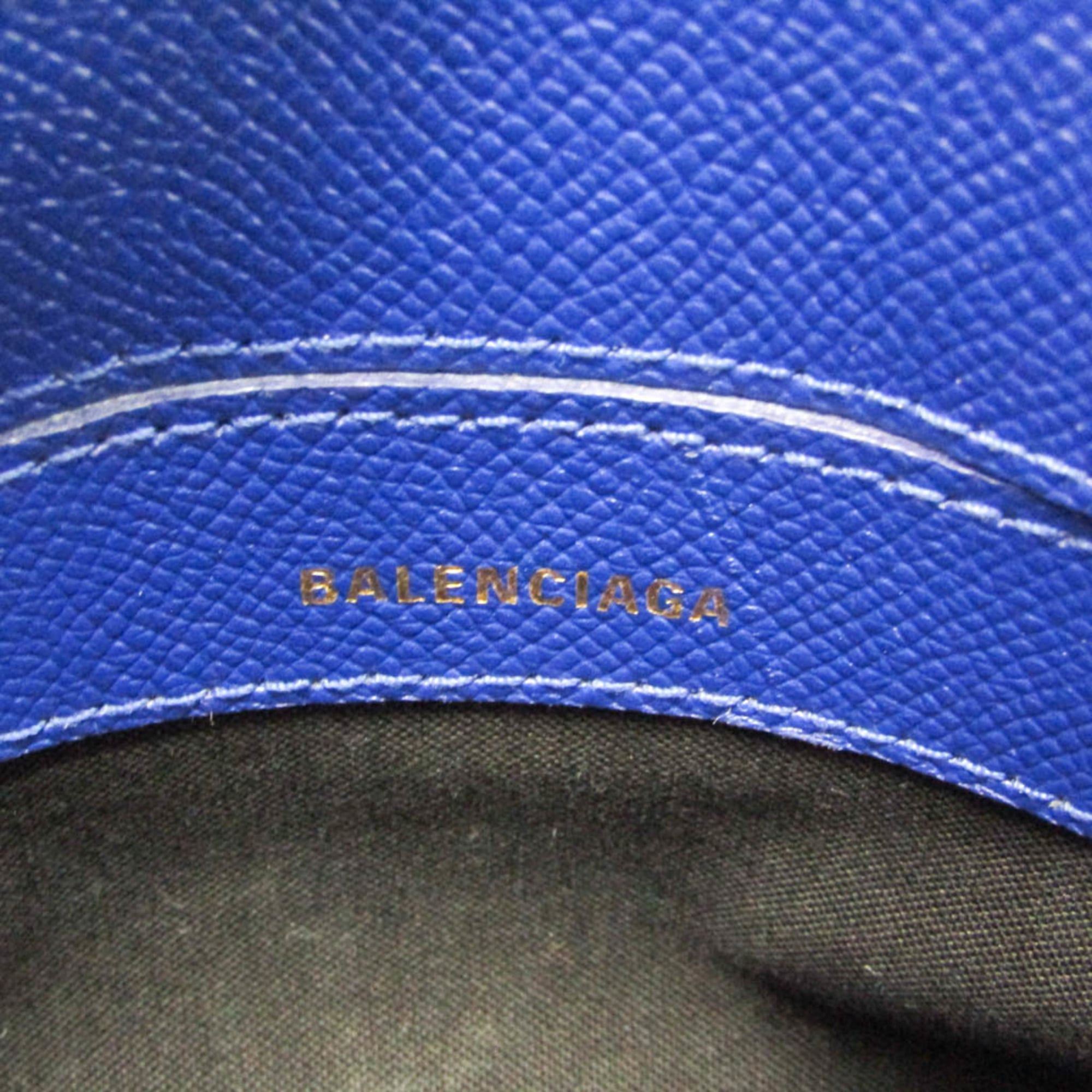 Balenciaga Balenciaga VILLE Top Handle XXS 550646 Women's Leather Handbag,Shoulder Bag Blue Size ONE SIZE - 17 Thumbnail