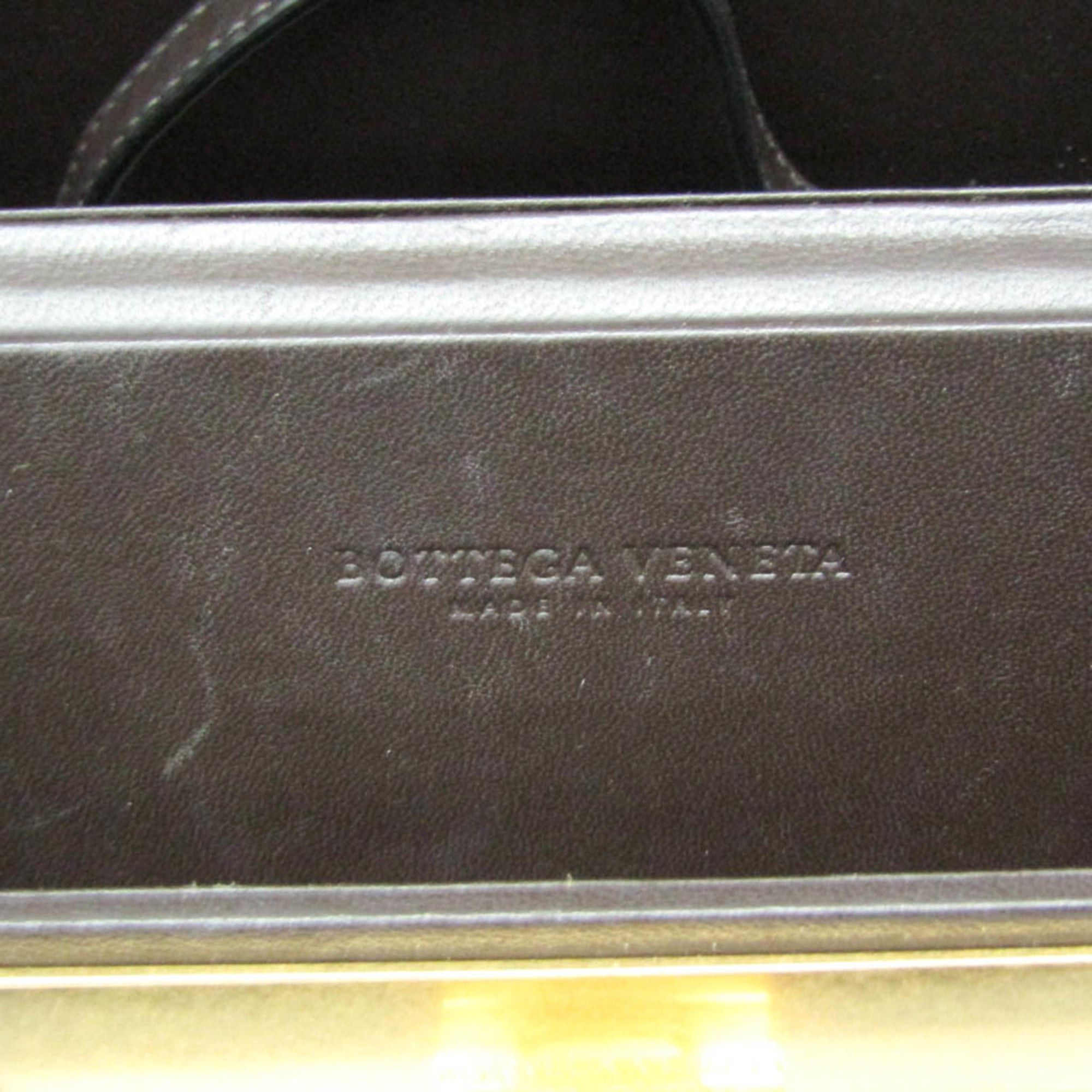 Bottega Veneta Bottega Veneta DAISEY Women's Leather Shoulder Bag Dark Brown Size ONE SIZE - 16 Thumbnail