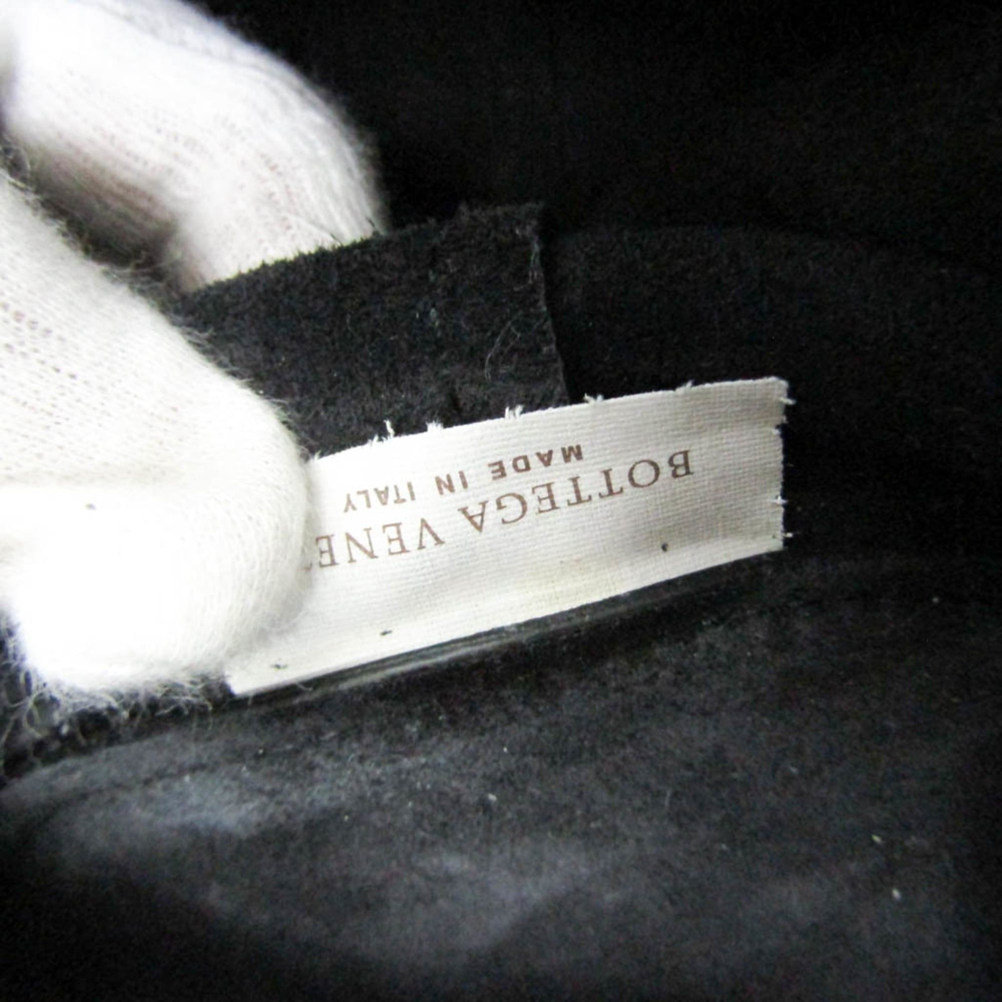 Bottega Veneta Bottega Veneta Basket Large Women's Leather,Canvas Tote Bag Black,Off-white Size ONE SIZE - 10 Thumbnail