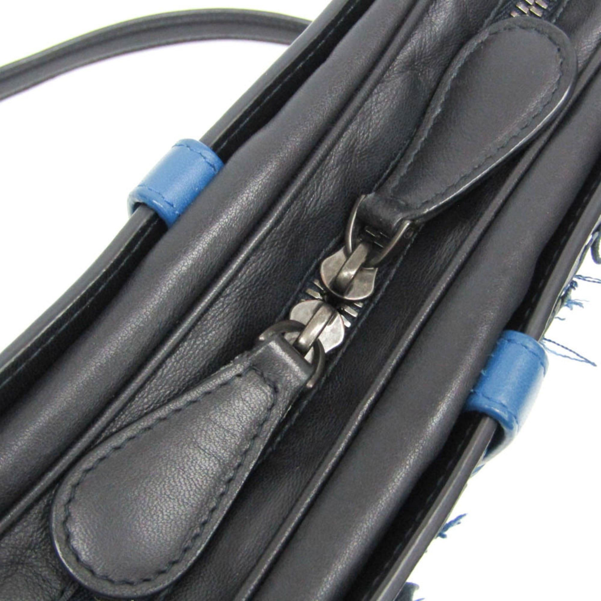 Bottega Veneta Bottega Veneta Intrecciato Women's Leather Shoulder Bag Blue,Dark Navy Size ONE SIZE - 15 Thumbnail