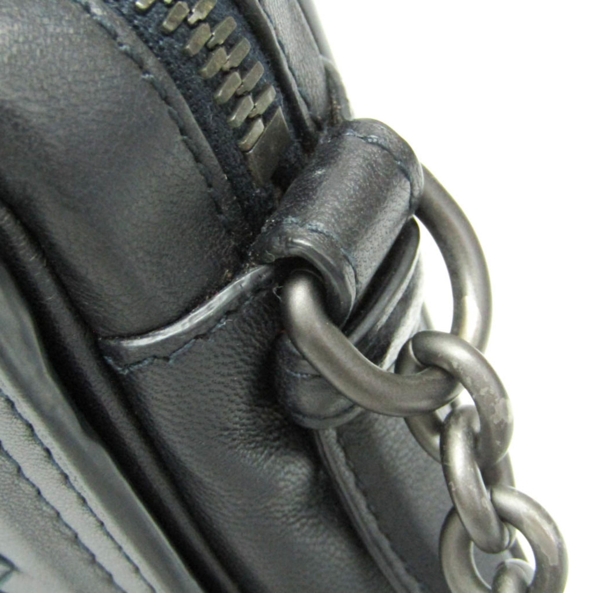 Bottega Veneta Bottega Veneta Intrecciato Women's Leather Shoulder Bag Blue,Dark Navy Size ONE SIZE - 16 Thumbnail
