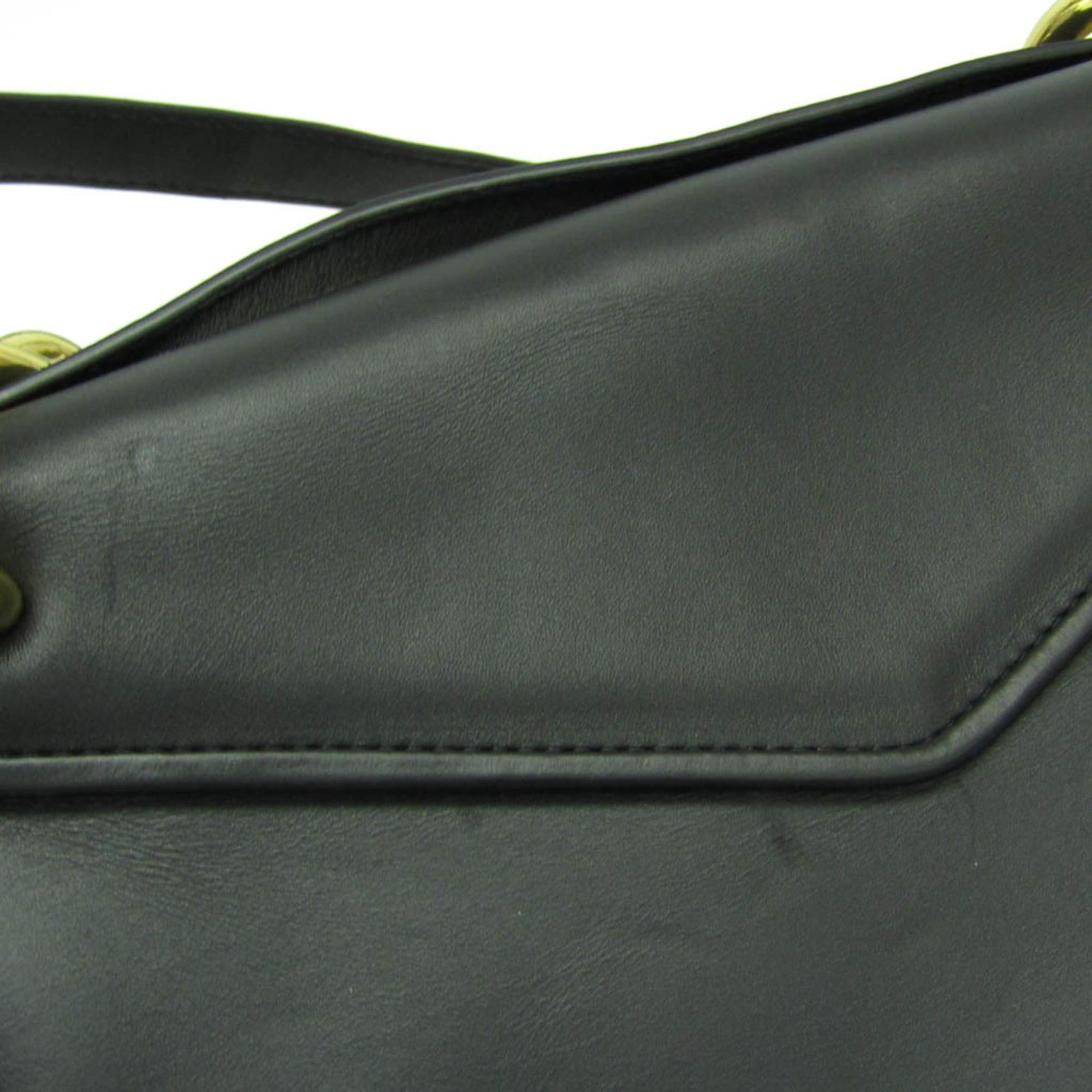 Bottega Veneta Bottega Veneta Mount Chain Shoulder Bag Women's Leather Handbag,Shoulder Bag Black Size ONE SIZE - 6 Thumbnail