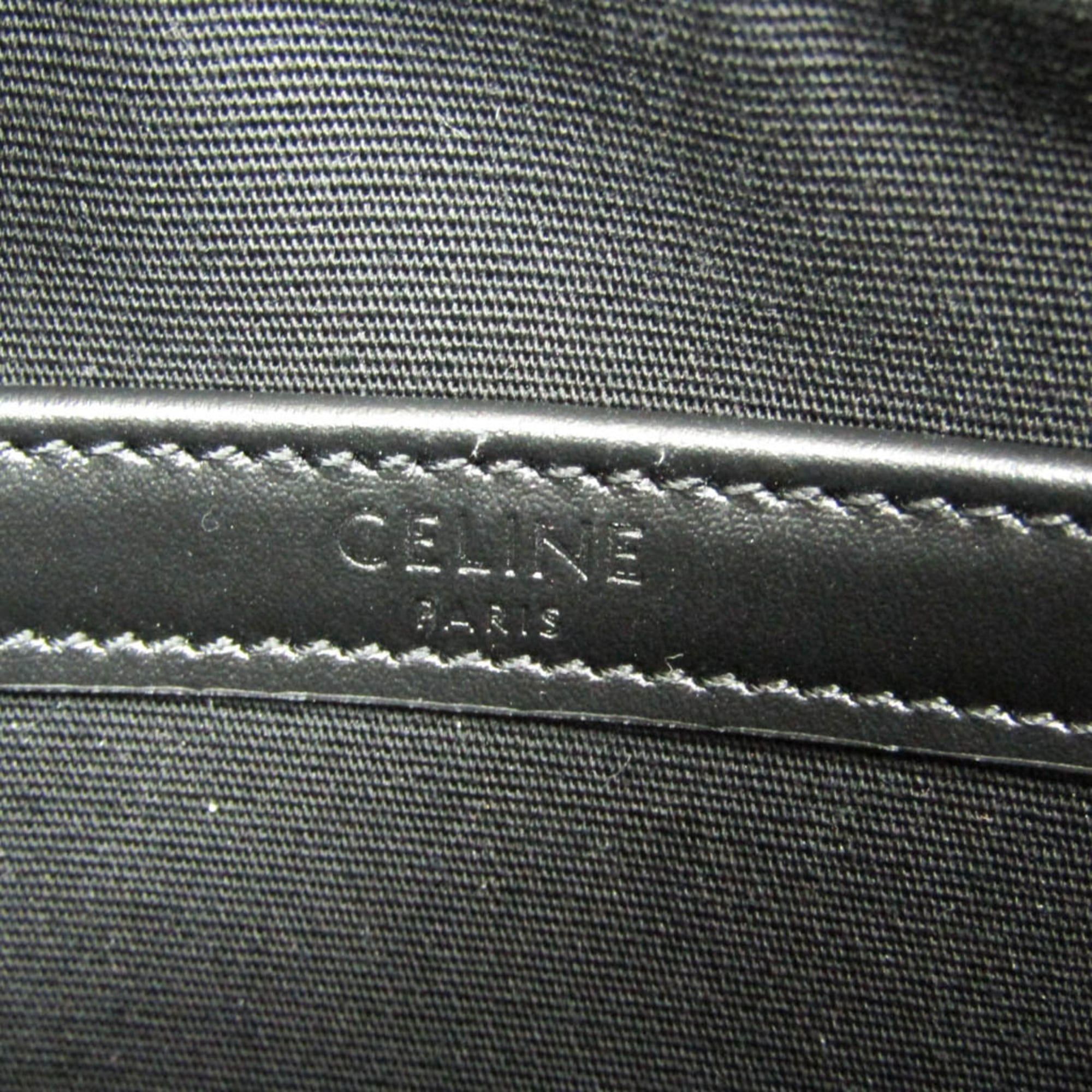 Celine Celine Triomphe Medium Women's Coated Canvas,Leather Messenger Bag,Shoulder Bag Brown Size ONE SIZE - 8 Thumbnail