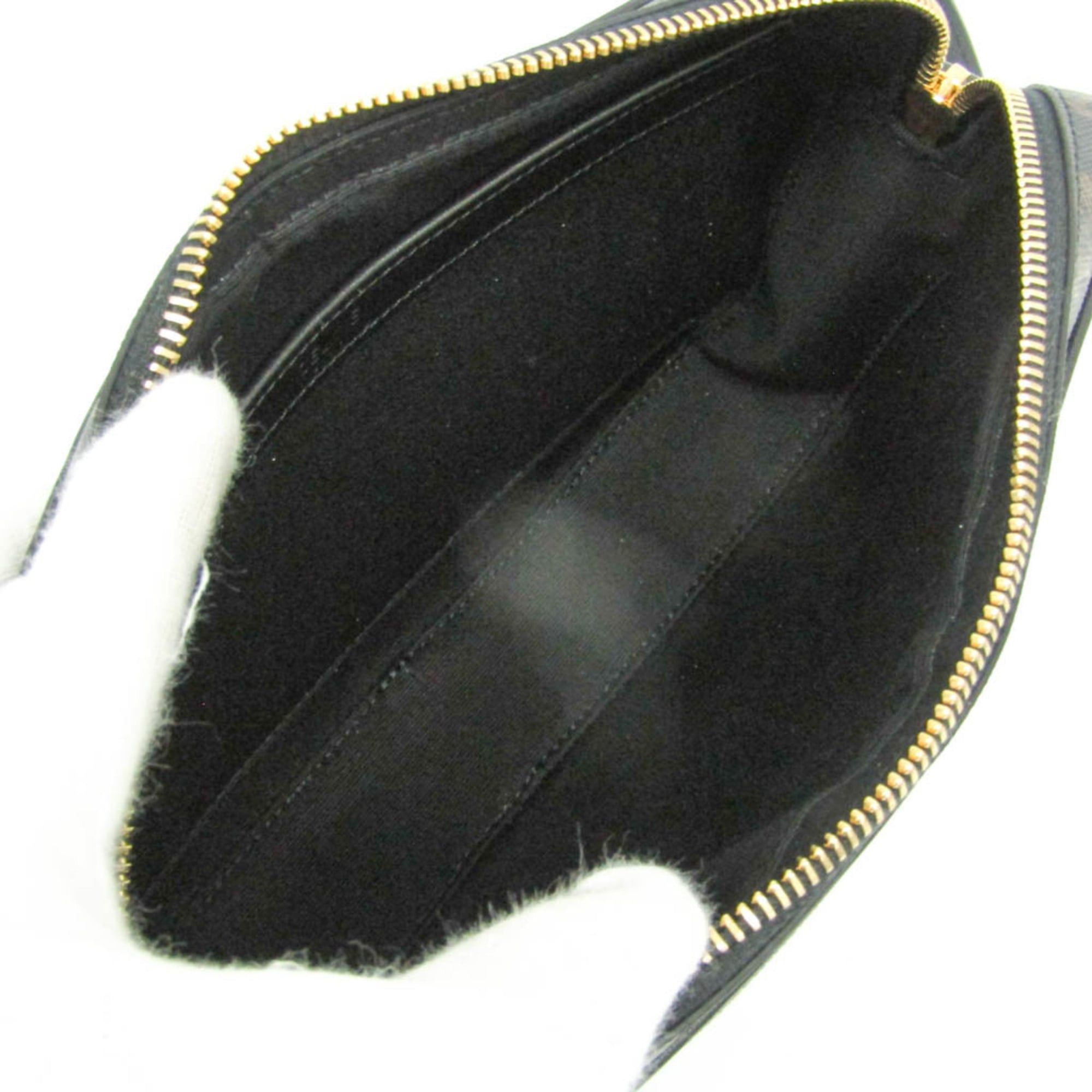 Celine Celine Triomphe Medium Women's Coated Canvas,Leather Messenger Bag,Shoulder Bag Brown Size ONE SIZE - 3 Thumbnail