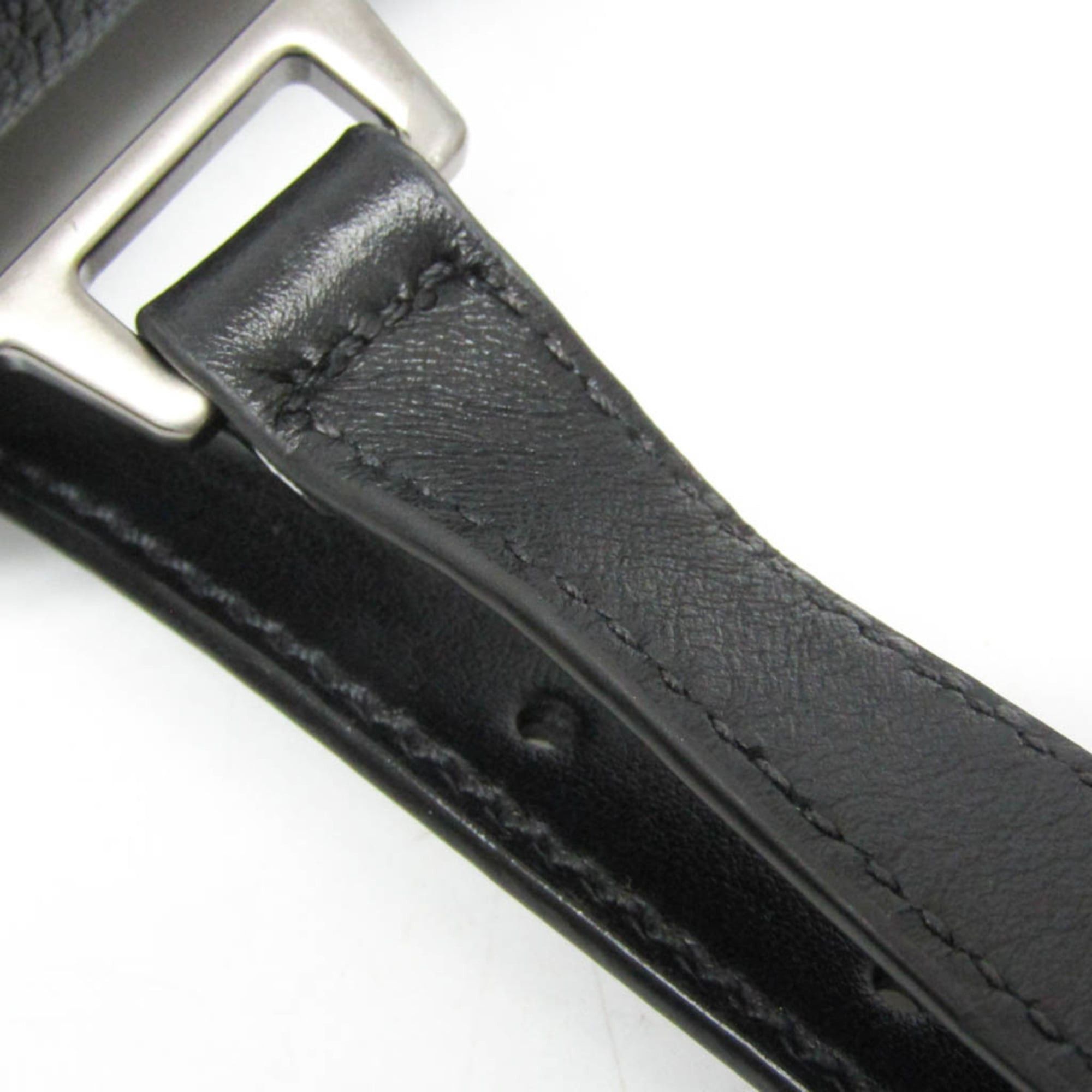 Miu Miu Miu Miu MADRAS 5BH609 Women's Leather,Rhinestone Shoulder Bag Black Size ONE SIZE - 11 Thumbnail