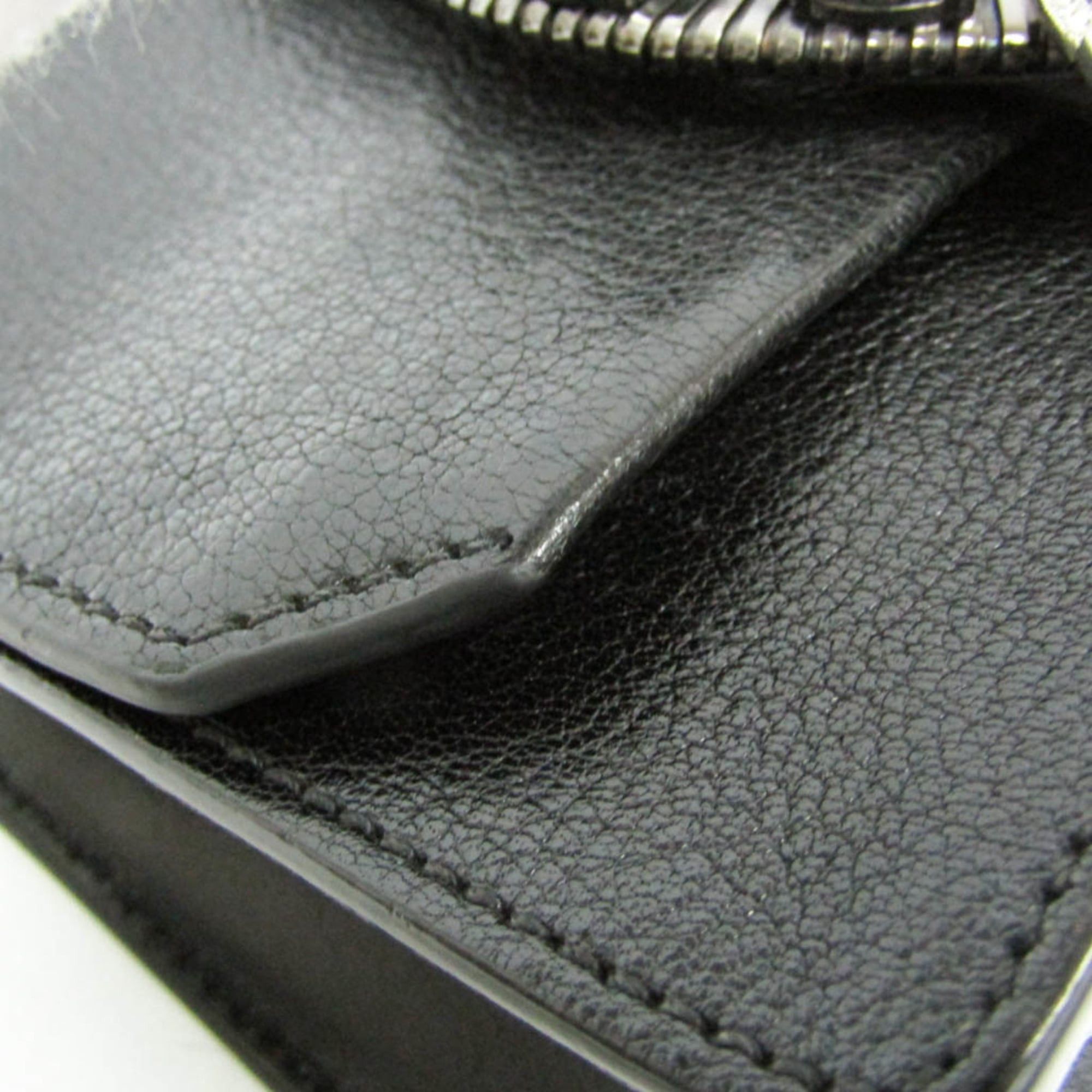Miu Miu Miu Miu MADRAS 5BH609 Women's Leather,Rhinestone Shoulder Bag Black Size ONE SIZE - 7 Thumbnail