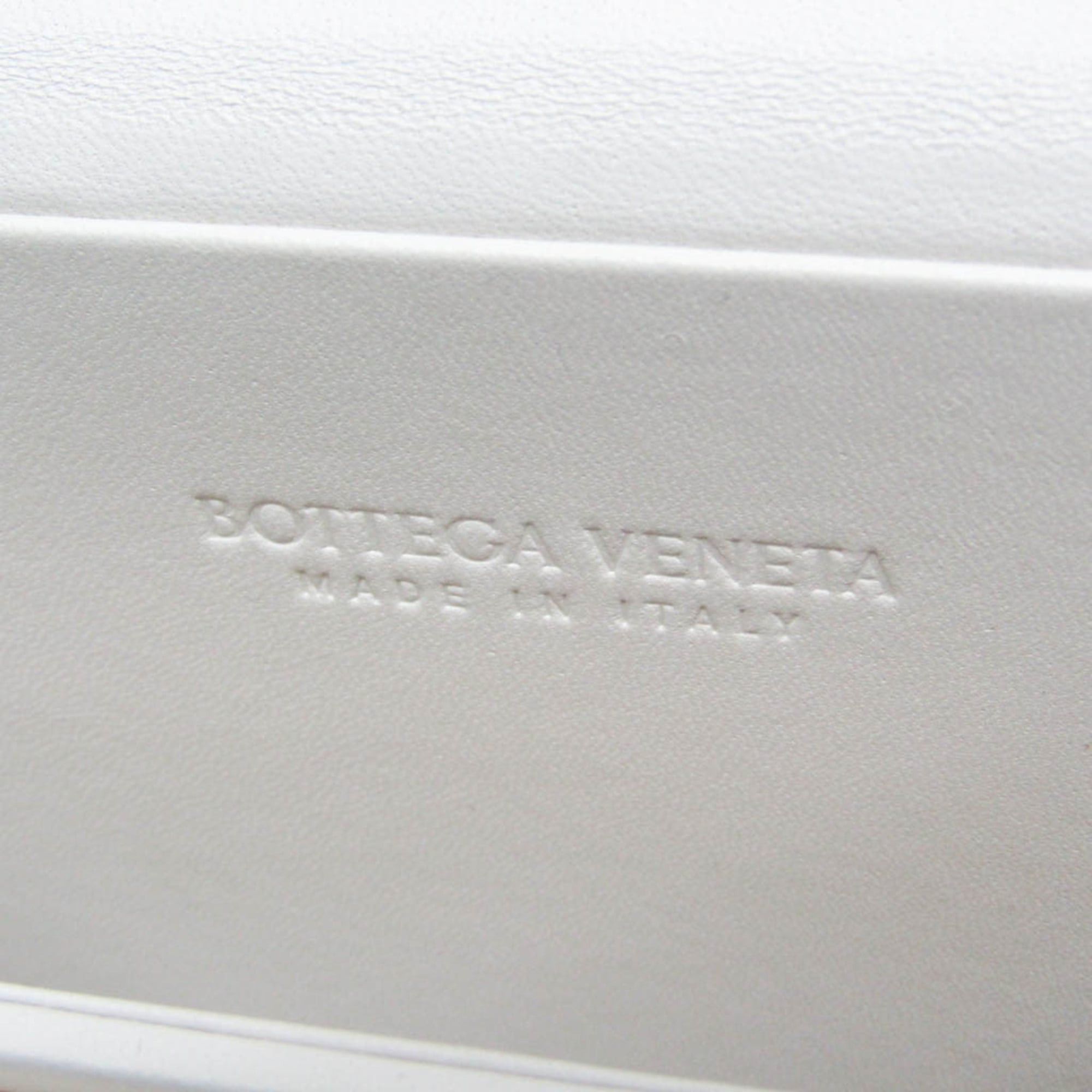Bottega Veneta Bottega Veneta DAISEY Women's Plastic,Leather Shoulder Bag Brown,White Size ONE SIZE - 17 Thumbnail
