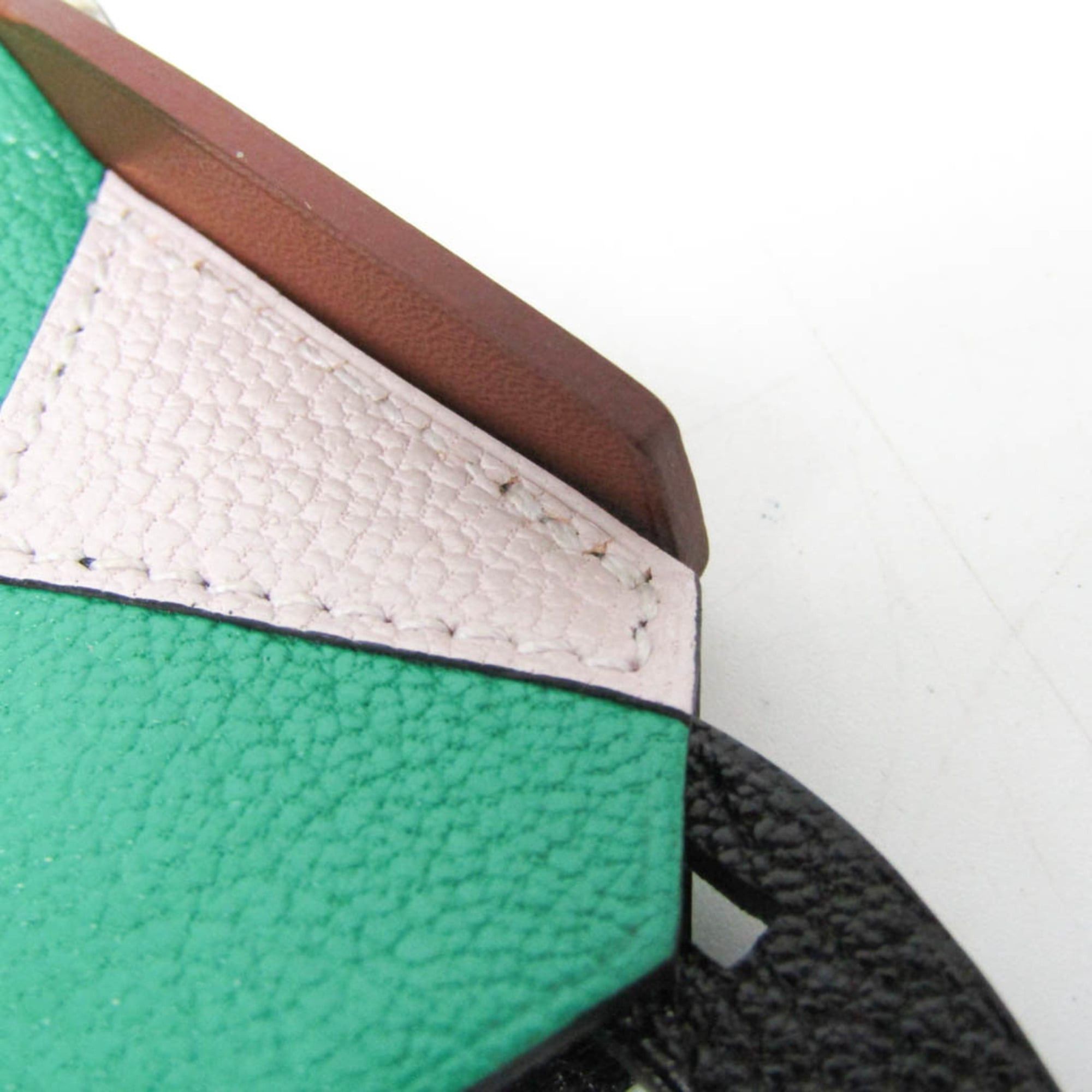 Hermes Hermes Barenia Leather,Chevre Myzore Leather Handbag Charm Brown,Green,Light Pink Jockey Charm Size ONE SIZE - 6 Thumbnail