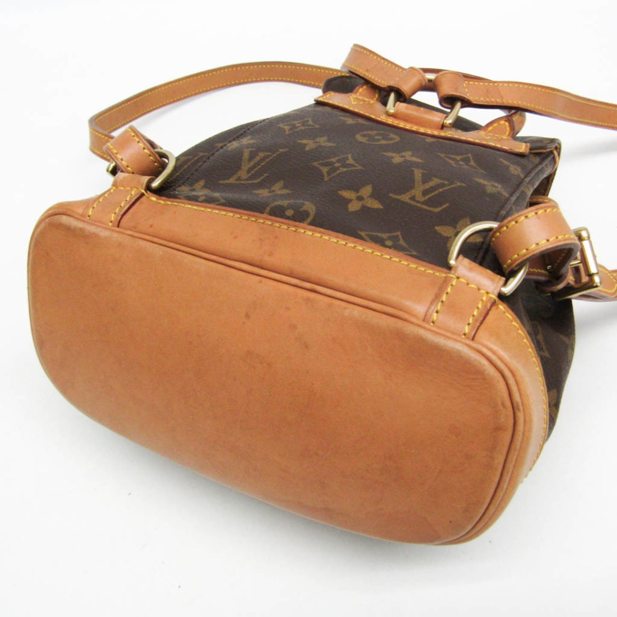 Louis Vuitton Louis Vuitton Monogram Mini Monsuri M51137 Women's Backpack Monogram Size ONE SIZE - 4 Thumbnail